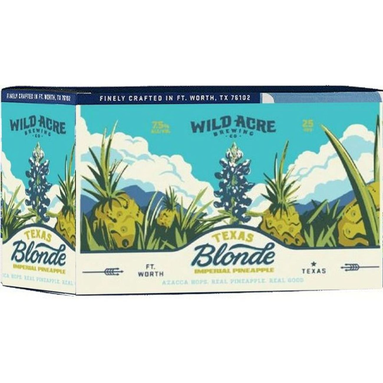 Wild Acre Texas Blonde Pineapple, 6 pk Cans Shop at HEB