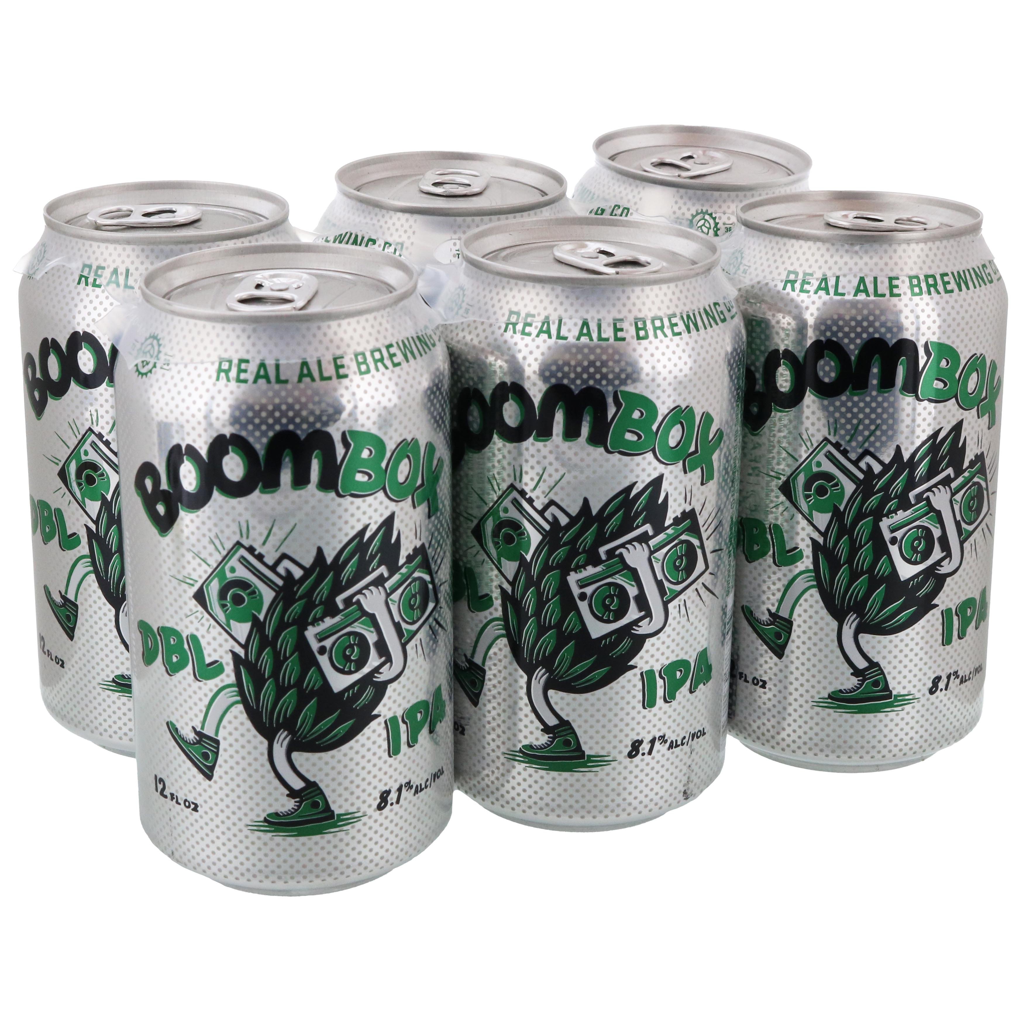 Real Ale Boombox Double IPA Beer 12 oz Cans Shop Beer at HEB