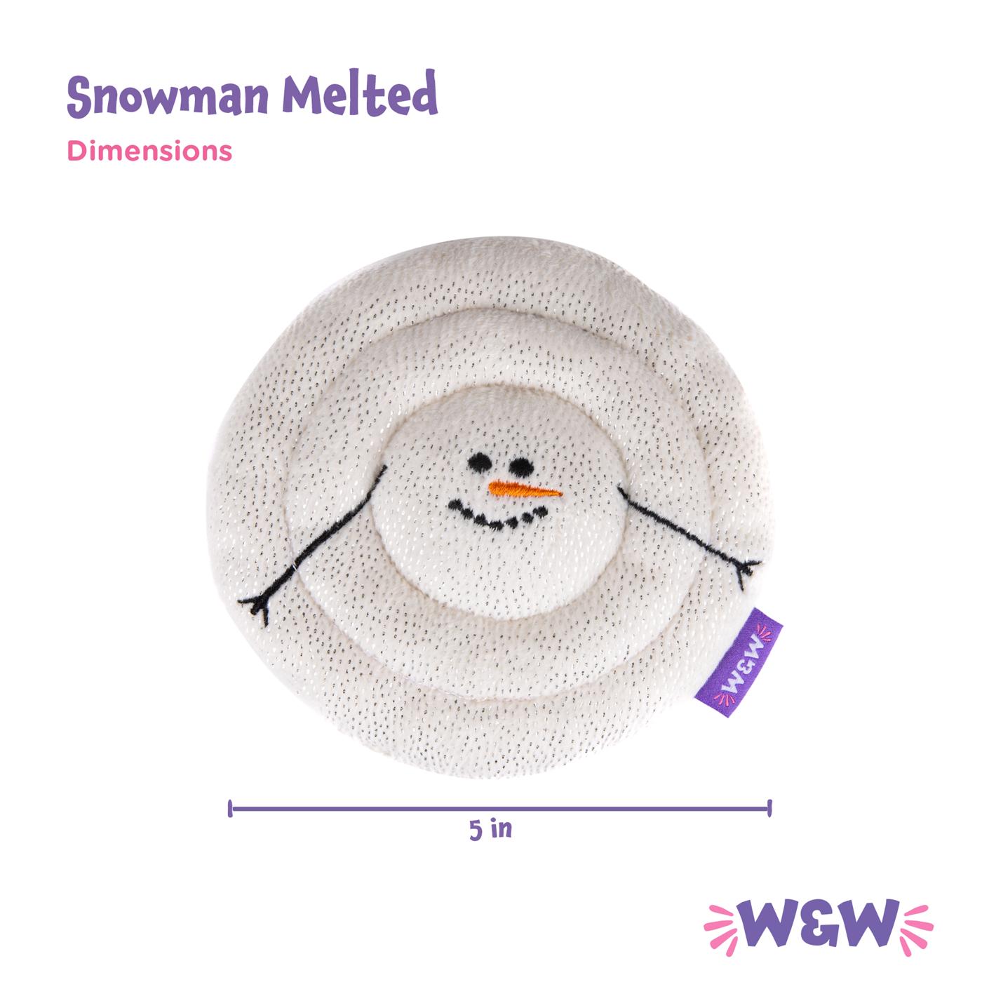 Woof & Whiskers Snowman Melted; image 4 of 5