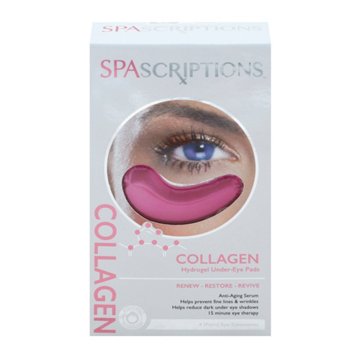 SpaScriptions Collagen Hydrogel Under-Eye Pads, 4 ct