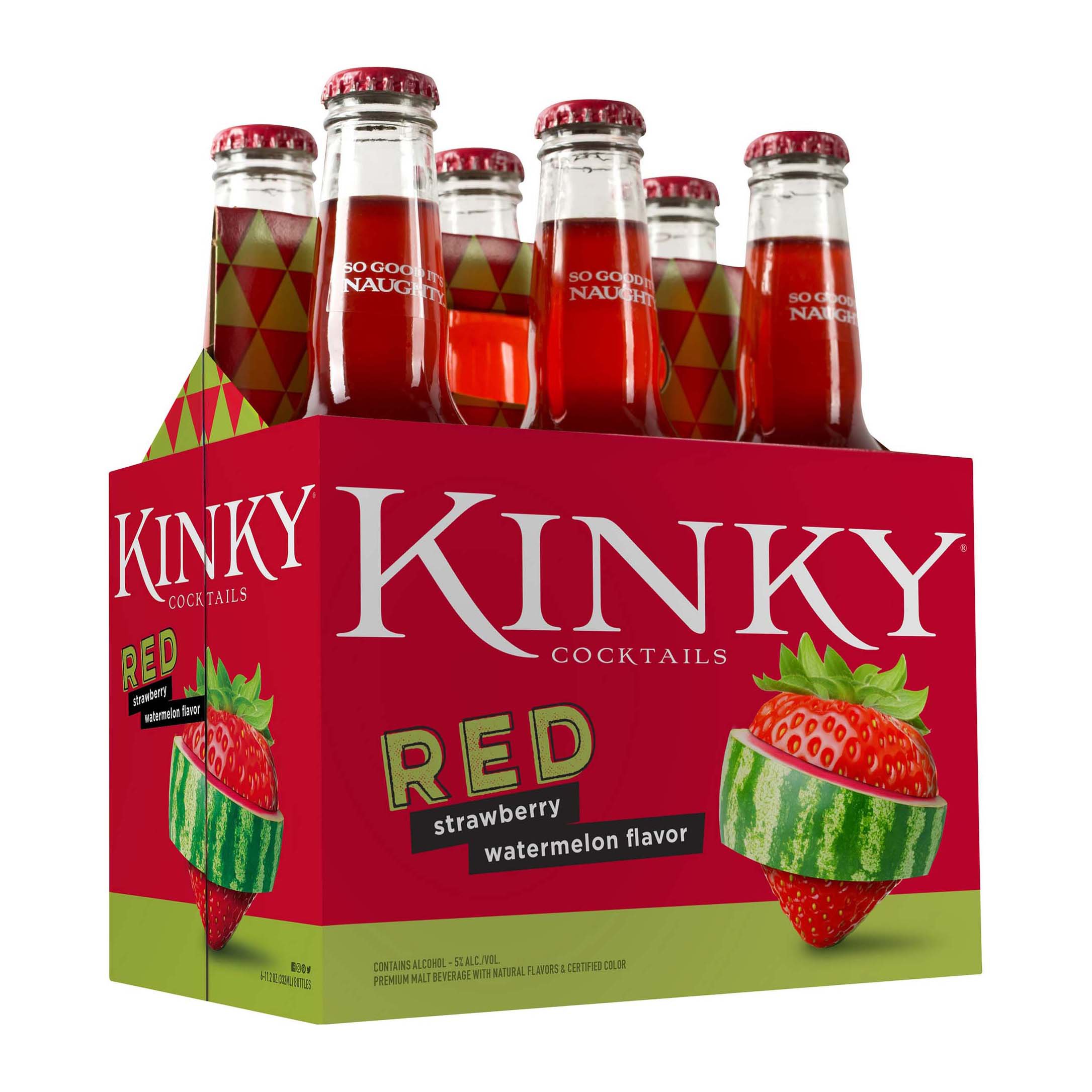 Kinky Cocktails Red, 11.2 oz Bottles Shop Malt beverages & coolers at