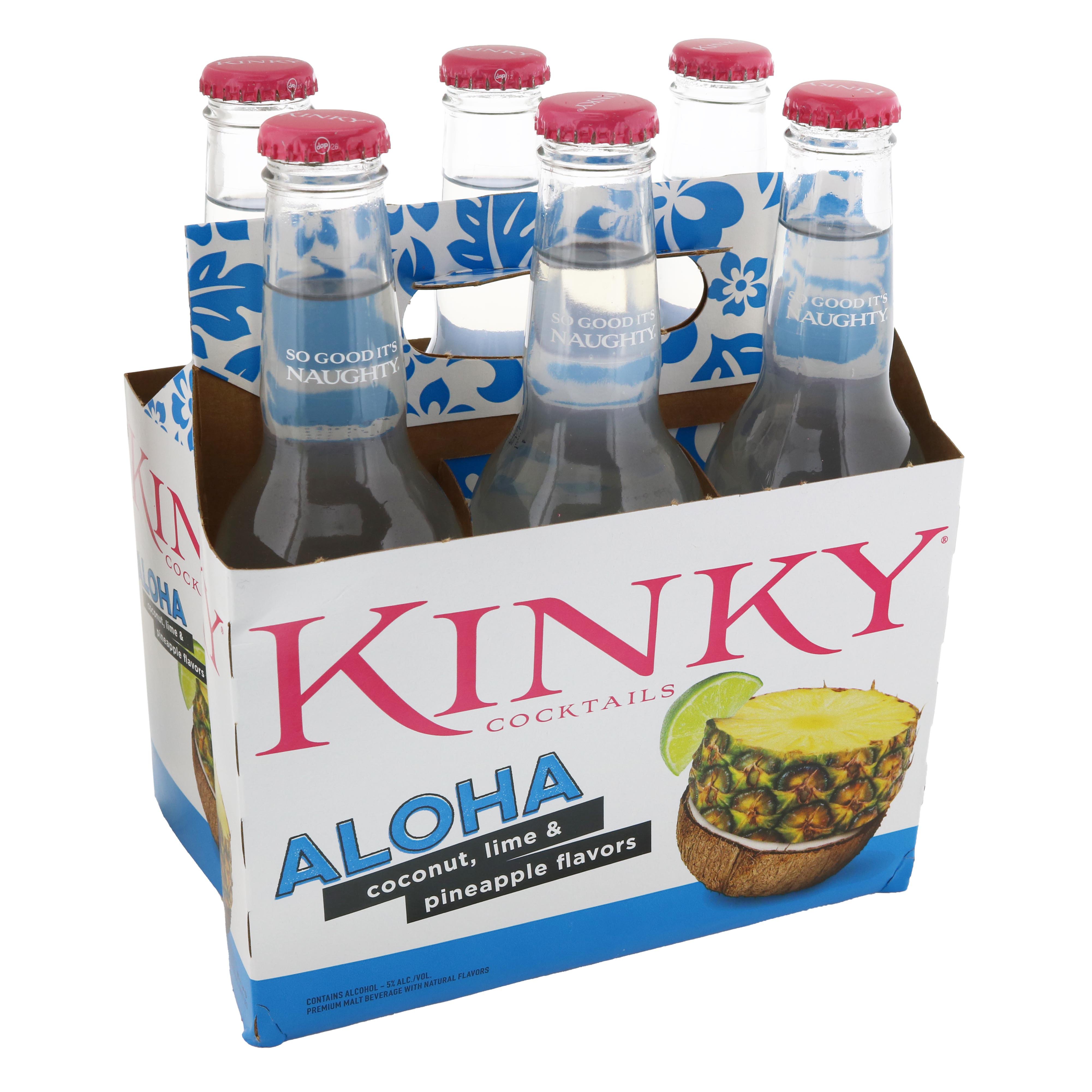Kinky Cocktails Aloha Malt Beverage 11 2 Oz Bottles Shop Malt Beverages And Coolers At H E B