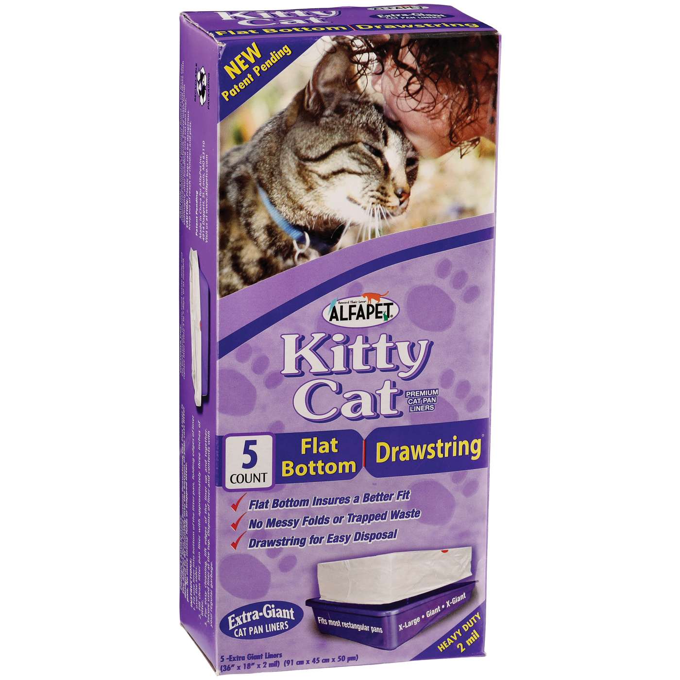 Kitty litter liners elastic best sale