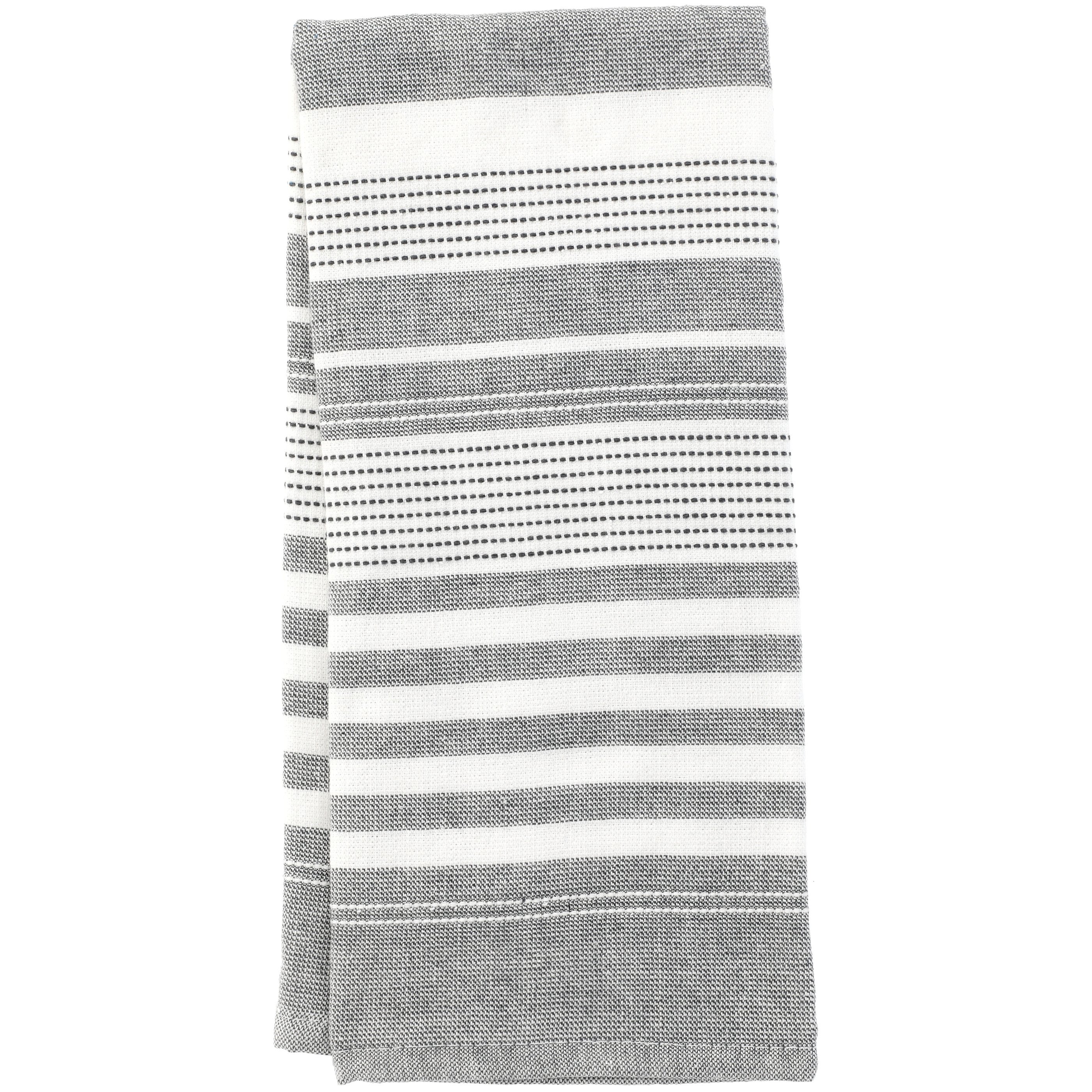Ritz Black Stripe Dual Antimicrobial Kitchen Towel Shop Kitchen