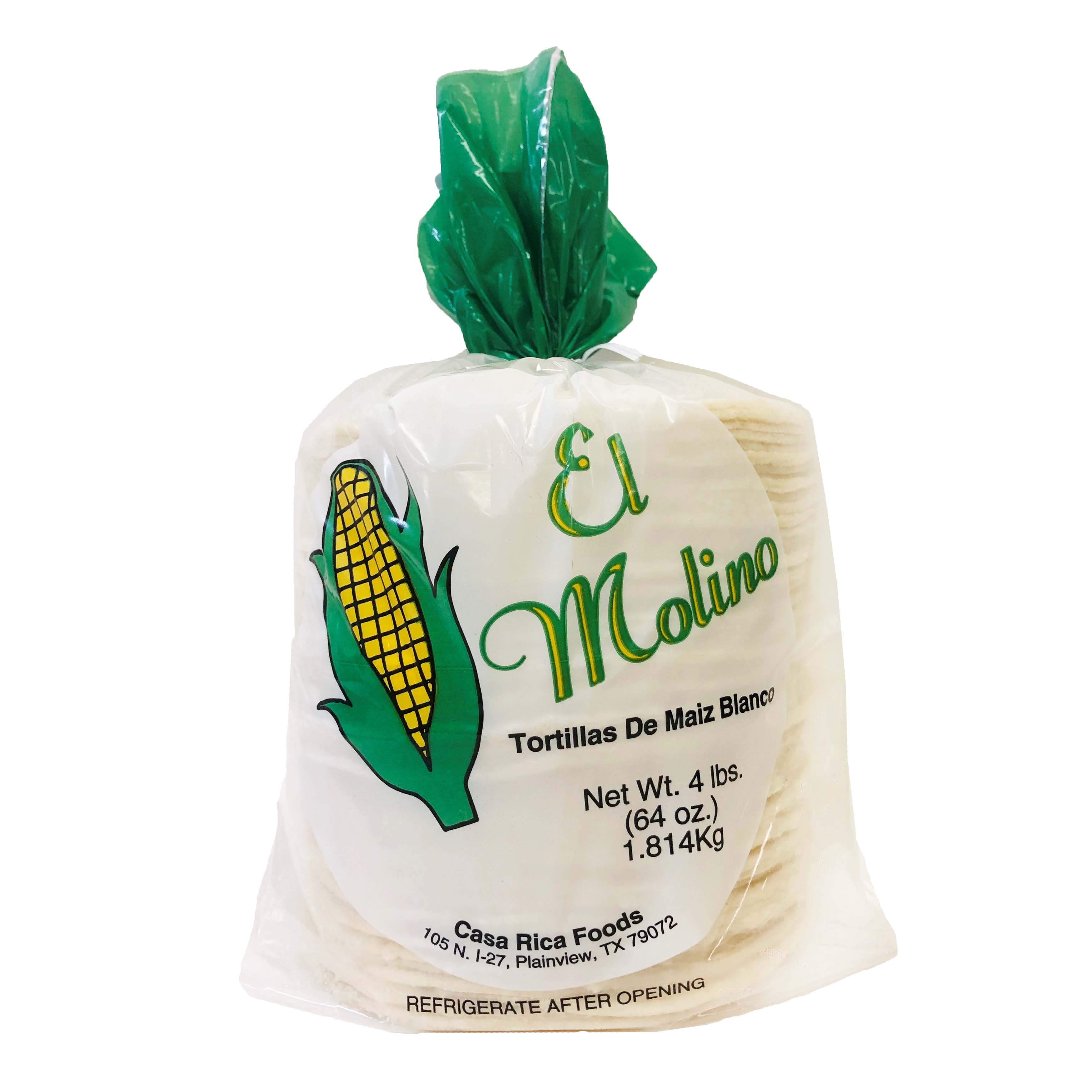 Casa Rica El Molino Corn Tortillas, 72 ct