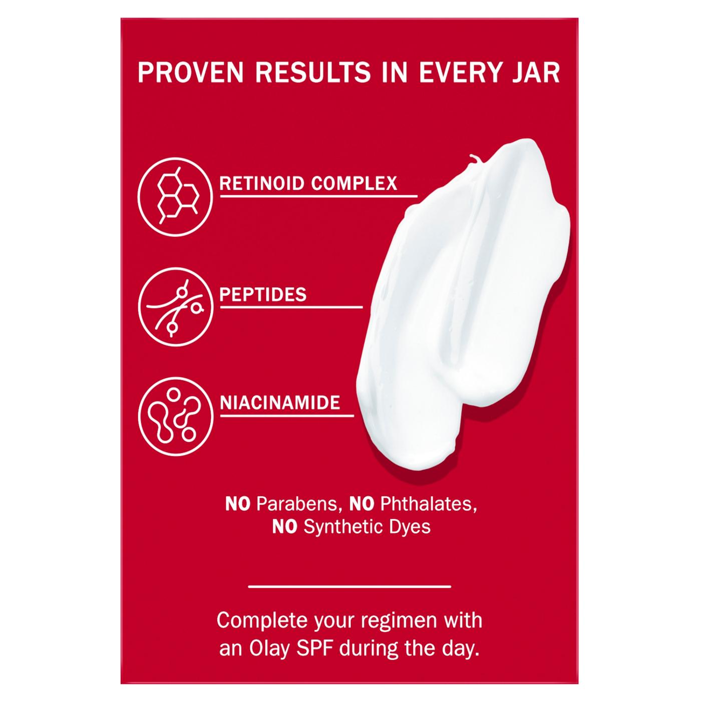 Olay Retinol Max Night Reparing Cream, Fragrance-Free; image 6 of 10