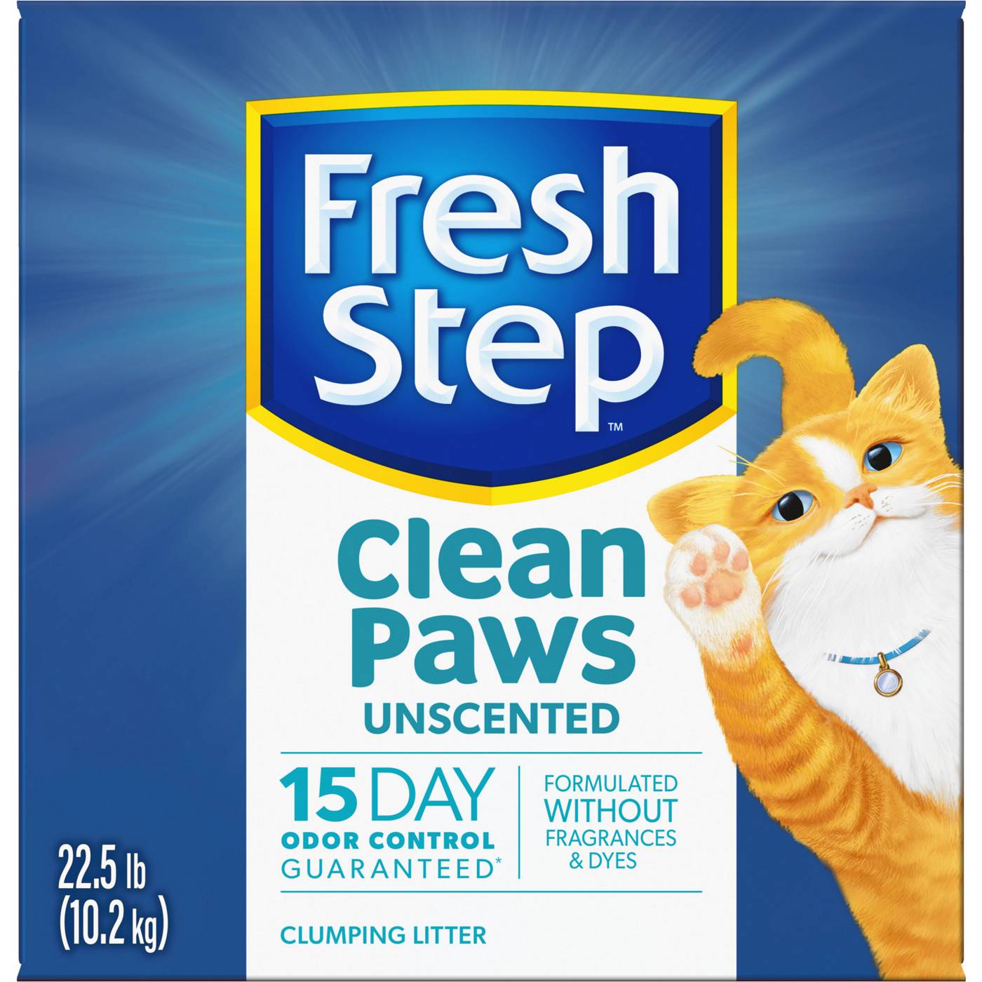 Fresh Step Clean Paws Multi-Cat Clumping Litter - Unscented; image 5 of 25