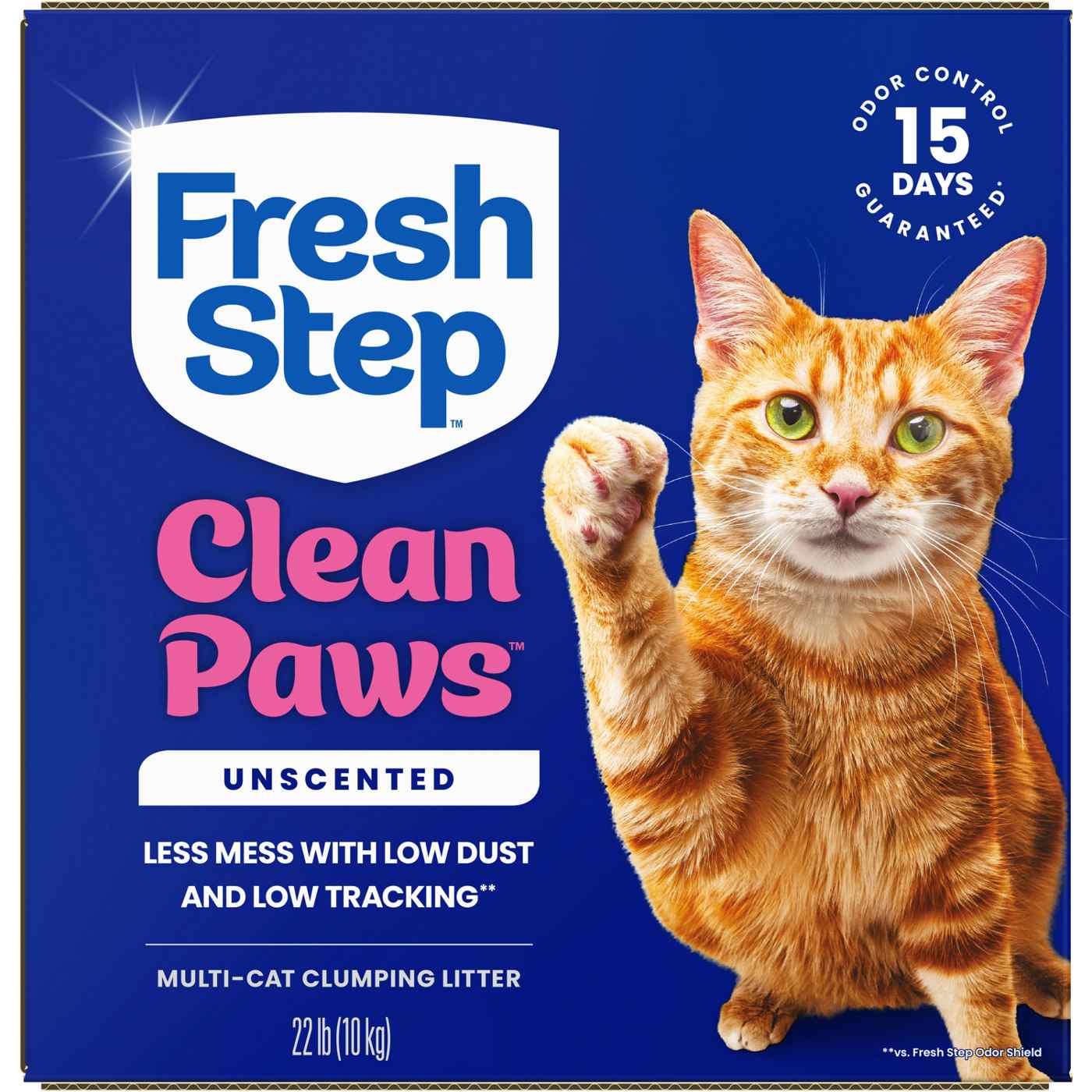 Fresh Step Clean Paws Multi-Cat Clumping Litter - Unscented; image 18 of 25