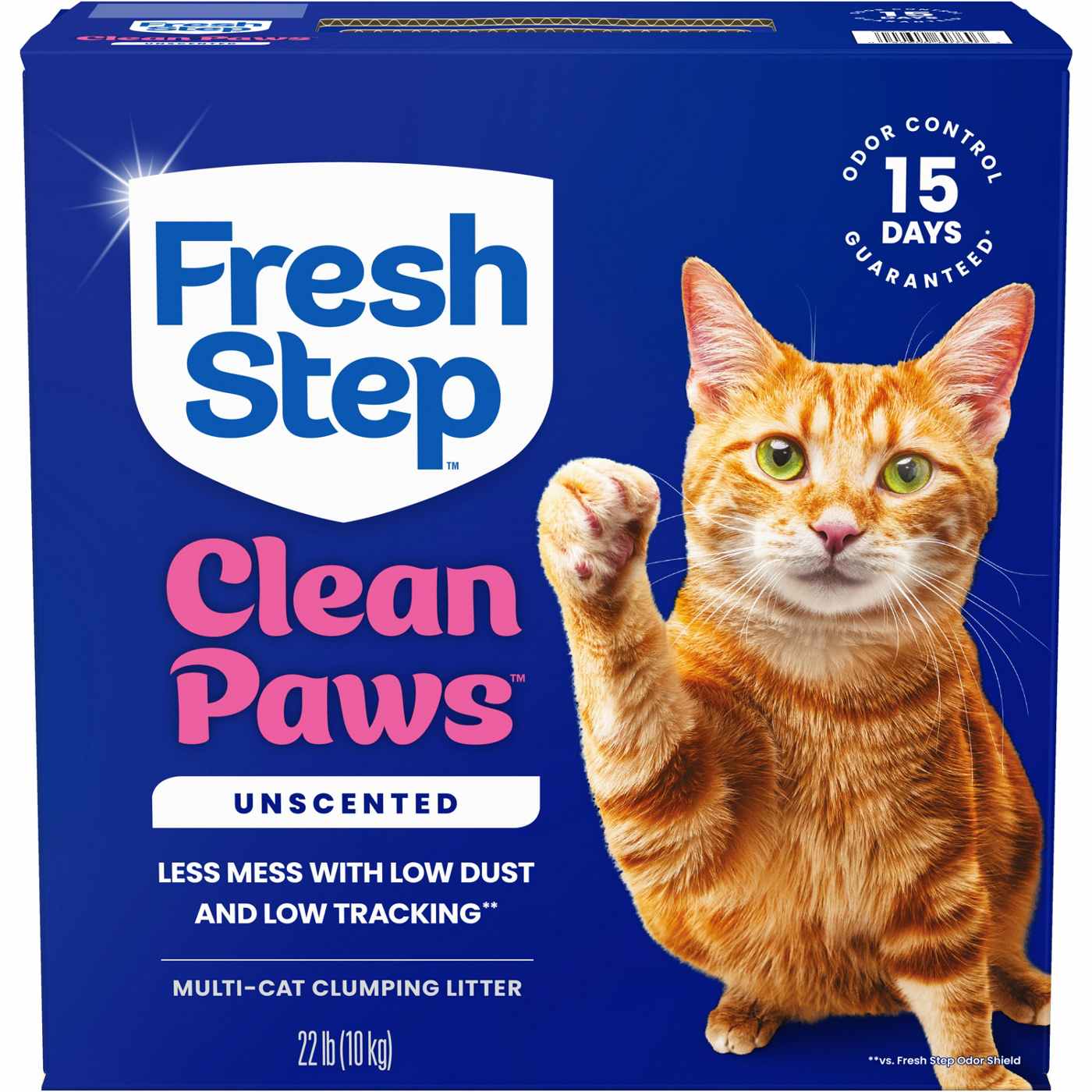 Fresh Step Clean Paws Multi-Cat Clumping Litter - Unscented; image 9 of 25