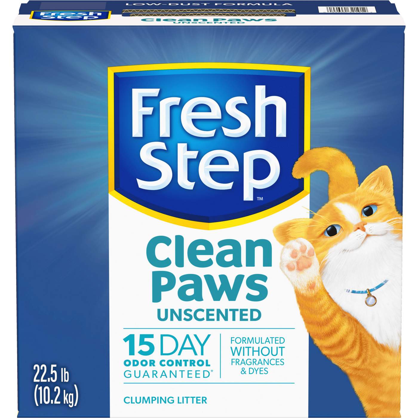 Fresh Step Clean Paws Multi-Cat Clumping Litter - Unscented; image 19 of 25