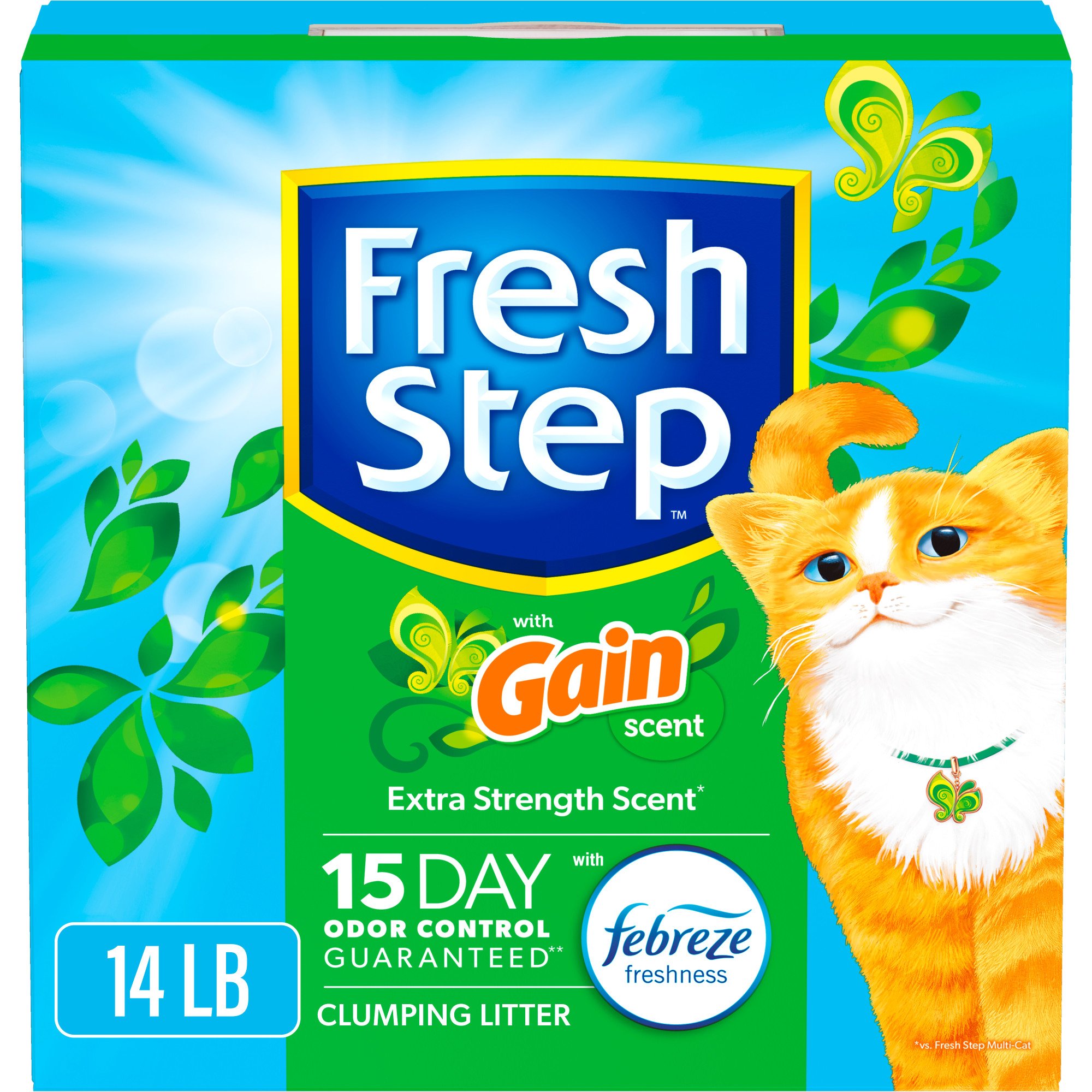 Fresh Step with Febreze & Gain Scent Clumping Cat Litter Shop Litter