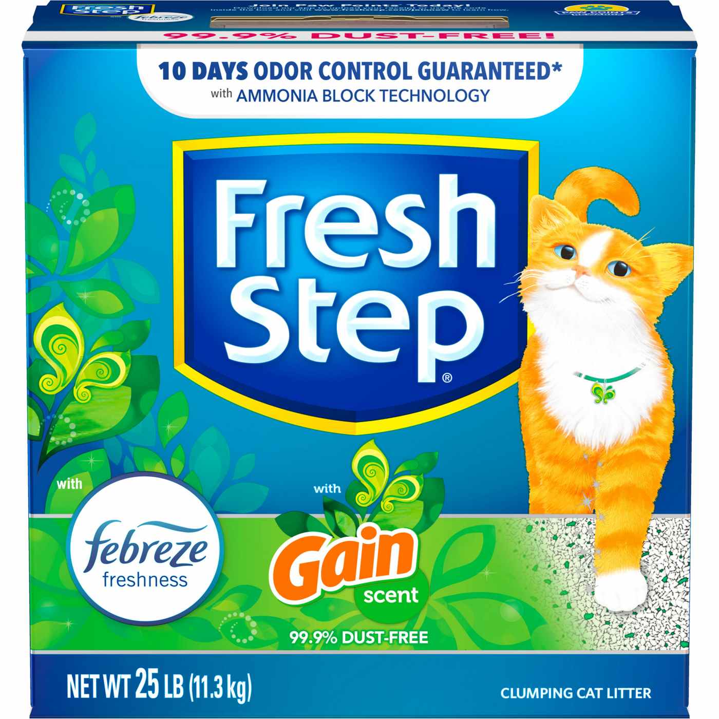 Fresh Step Febreze & Gain Scent Clumping Cat Litter; image 1 of 6