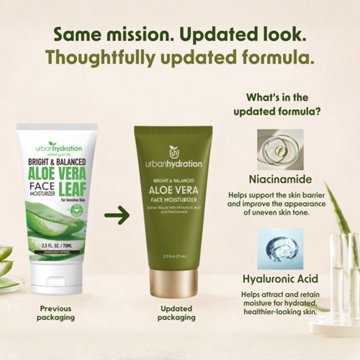 Urban Hydration Aloe Vera Leaf Daily Gel Moisturizer
