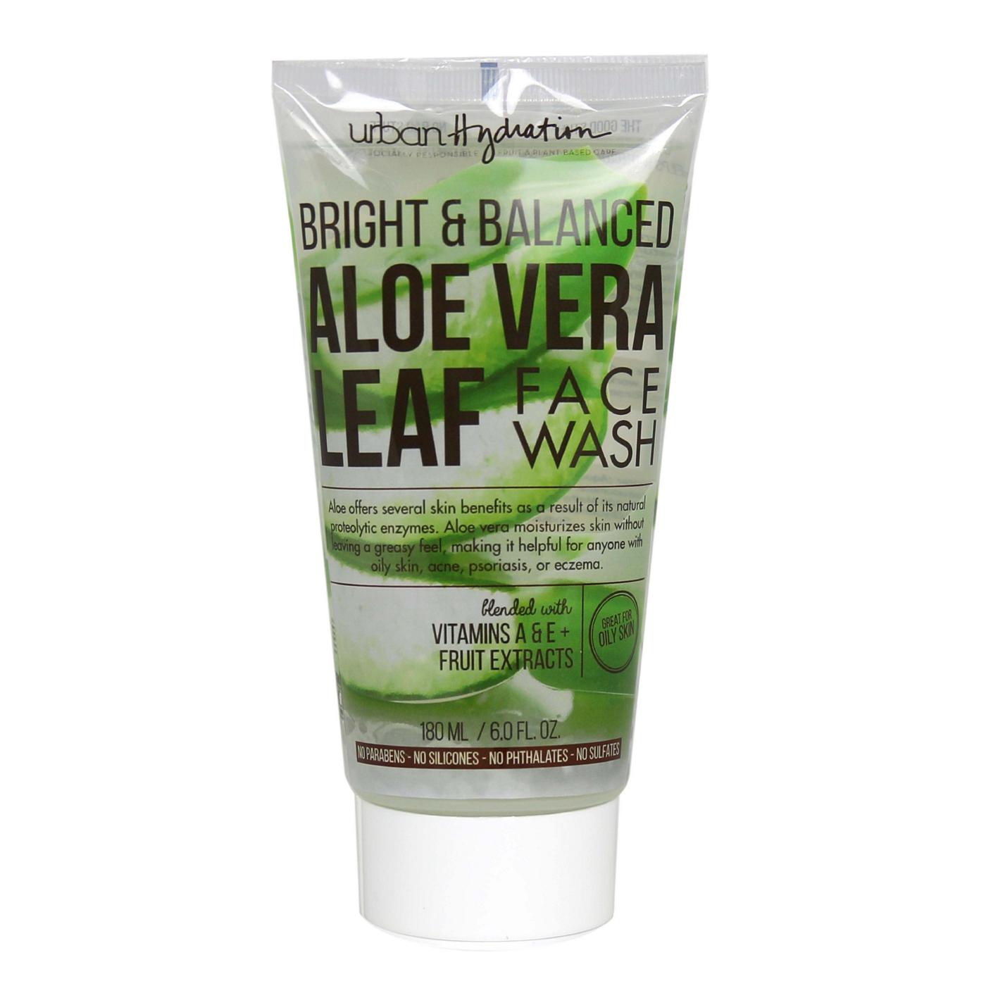Urban Hydration Bright & Balanced Aloe Vera Leaf Face Wash; image 1 of 2