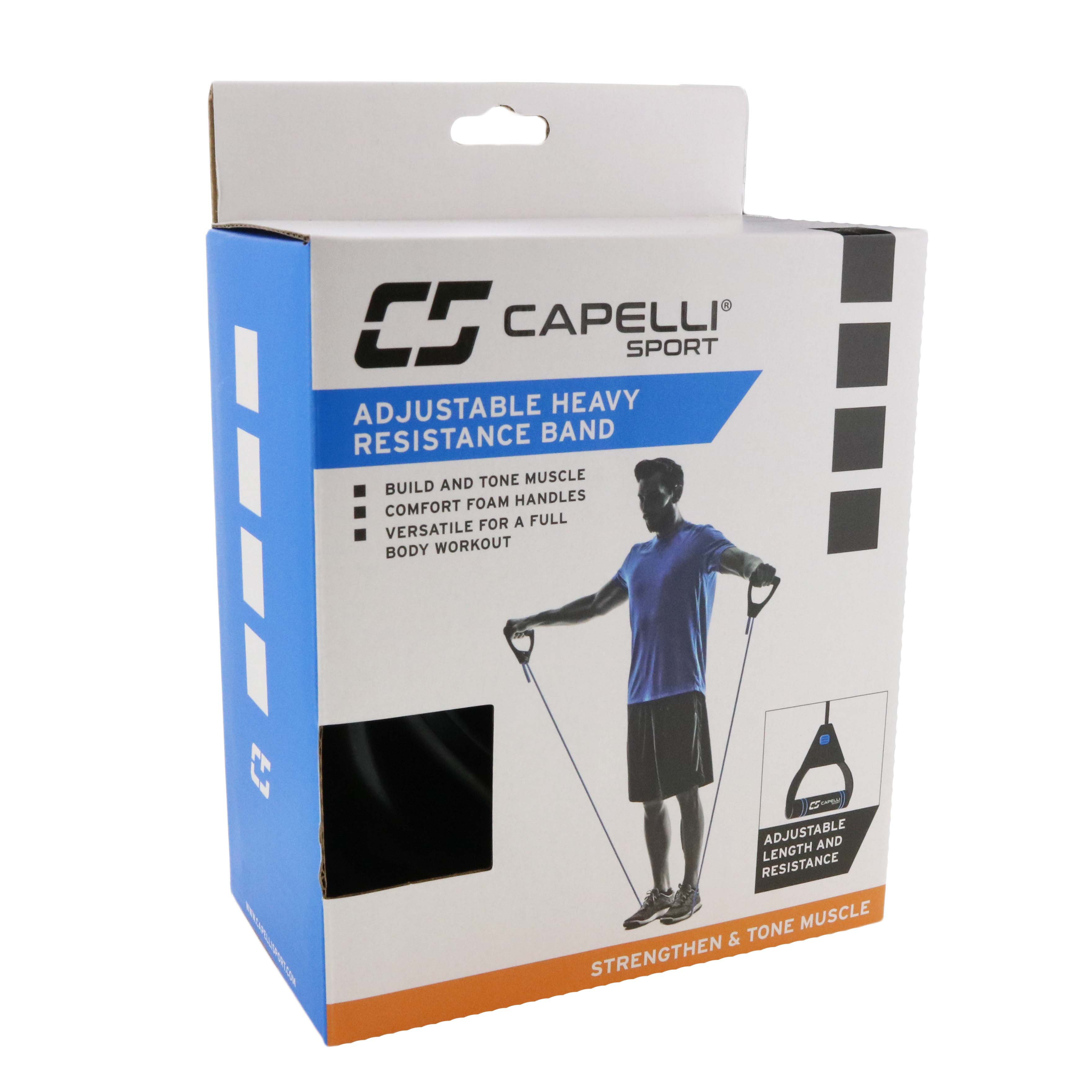 Capelli Adjustable Heavy Resistance Band Shop Fitness & Sporting