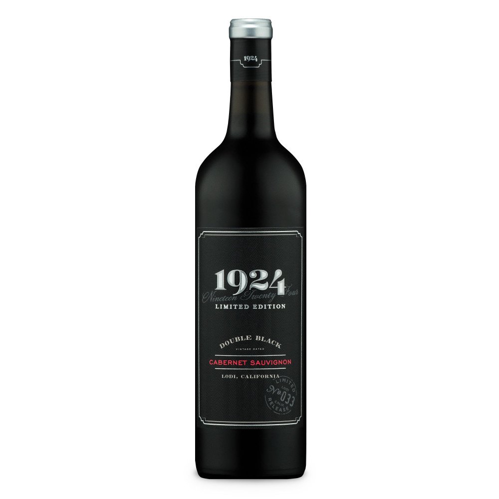 1924 Double Black Cabernet Sauvignon California Red Wine, 750 mL