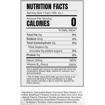 C4 Performance Zero Sugar Energy Drink - Strawberry Watermelon Ice, 16 oz