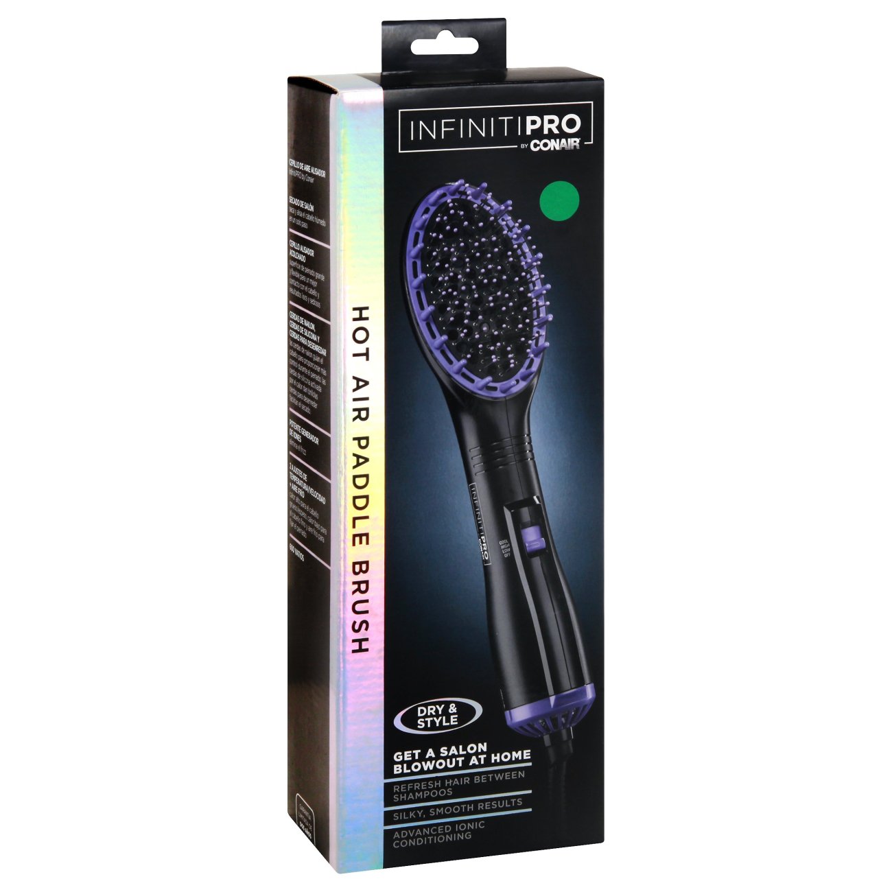 Hot air shop paddle brush styler