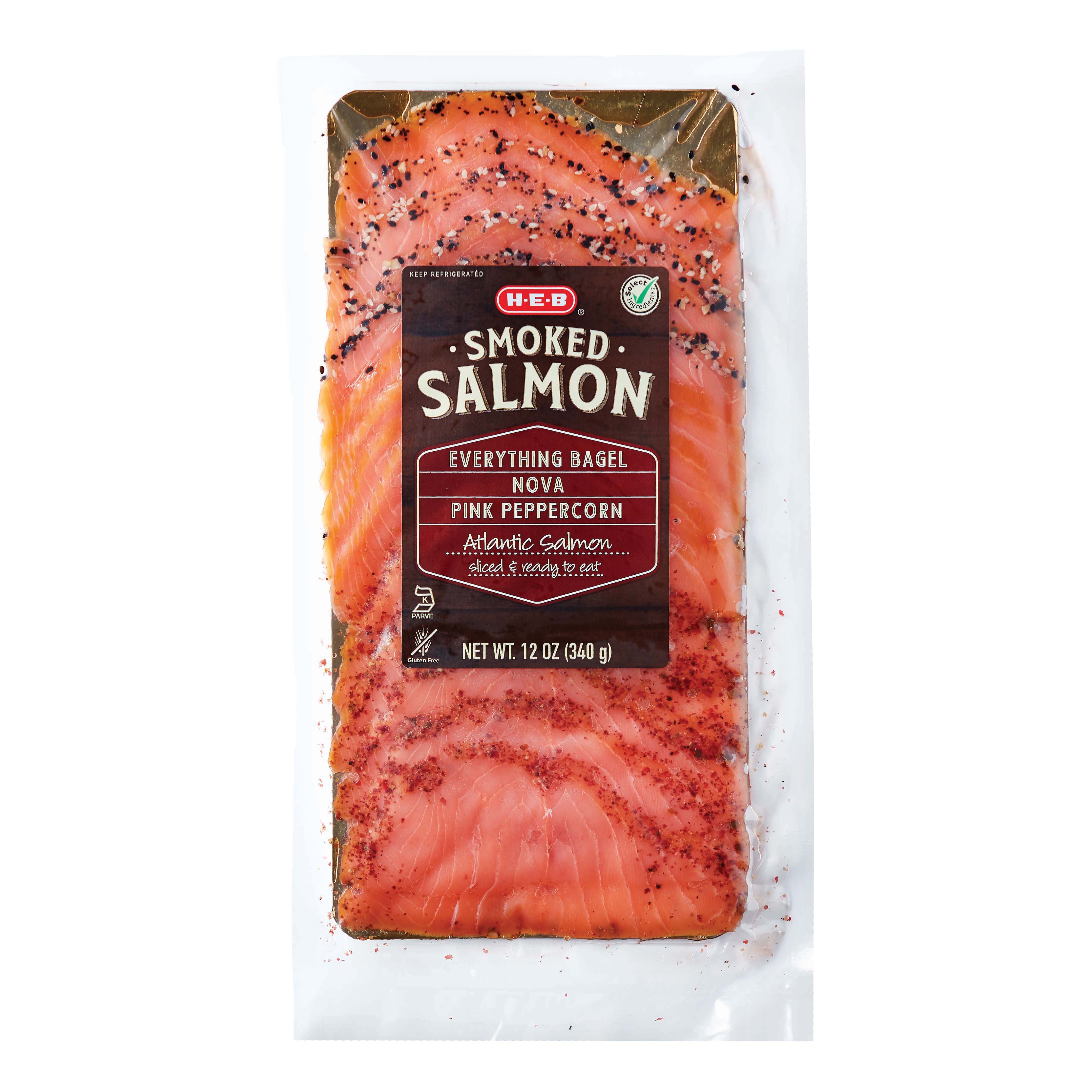 HEB Cold Smoked Atlantic Salmon Trio Shop Fish at HEB