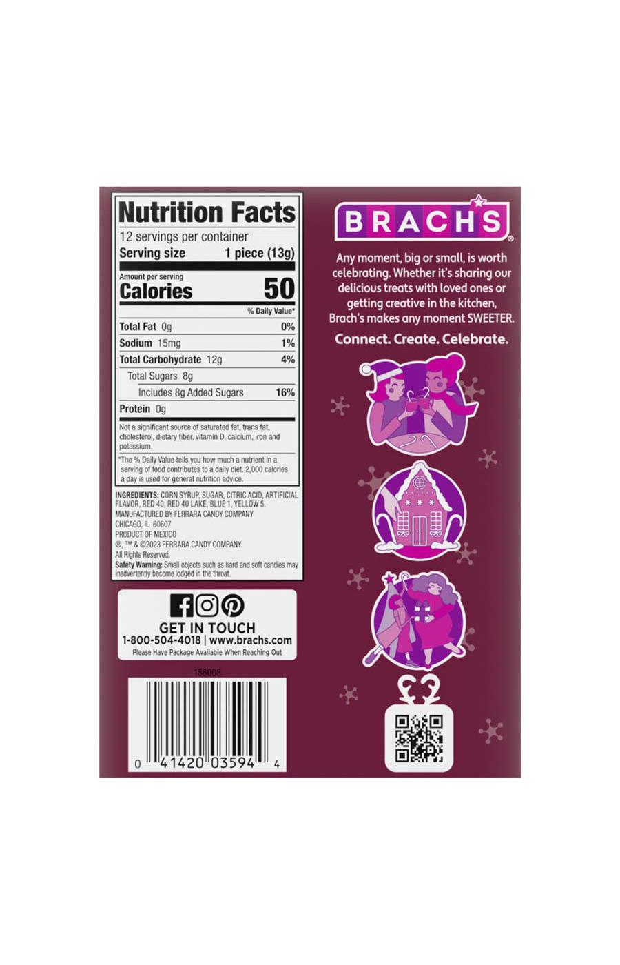 Brach's Cherry Holiday Candy Canes Shop Candy at HEB