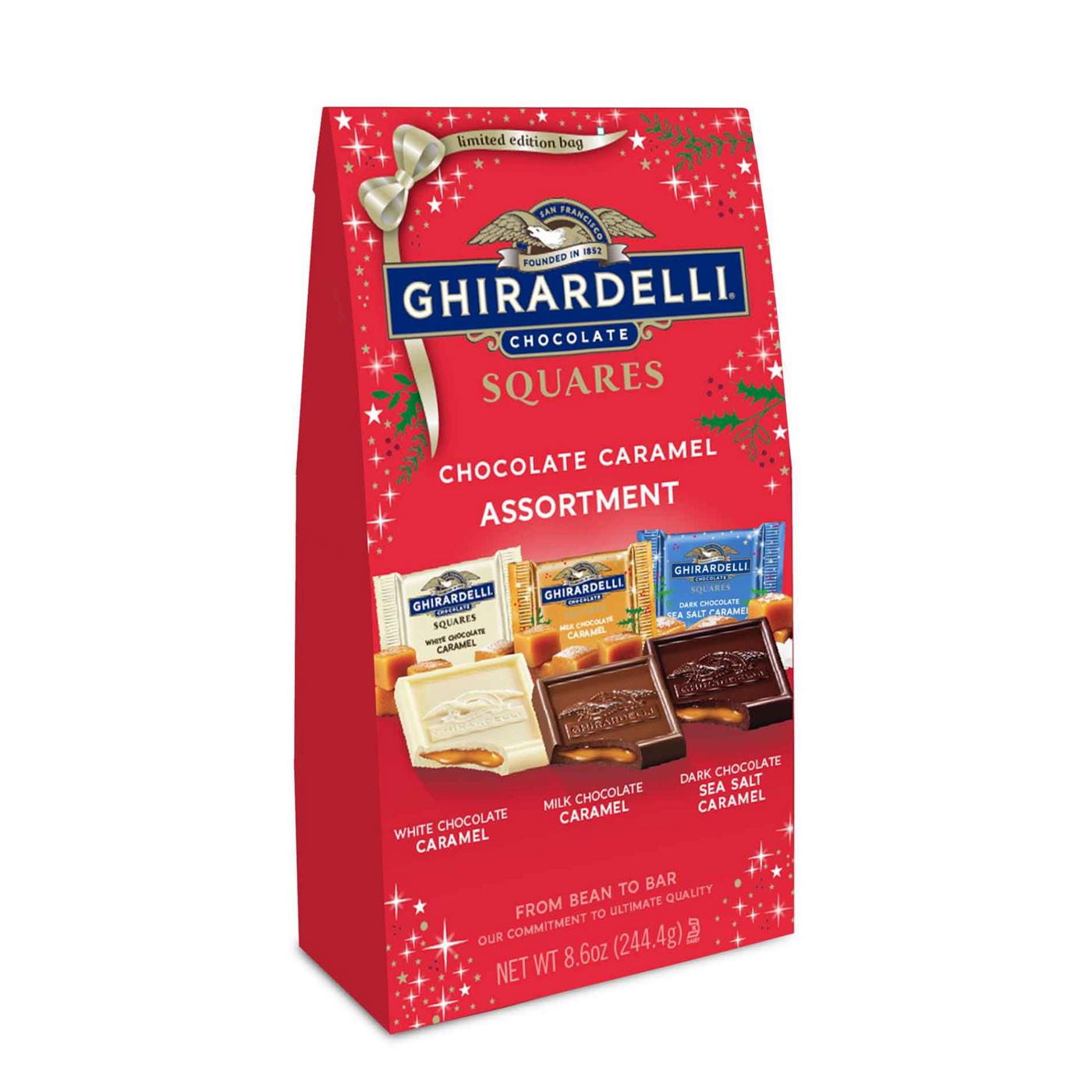 Ghirardelli Chocolate Caramel Assortment Holiday Squares; image 4 of 5