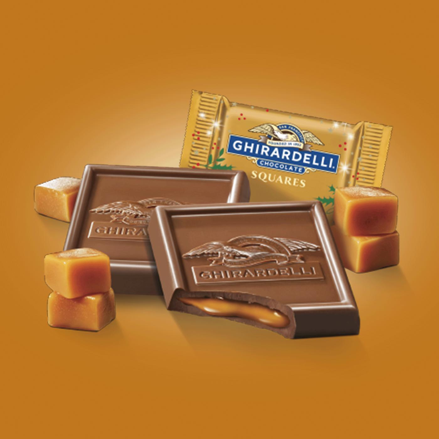 Ghirardelli Milk Chocolate Caramel Holiday Squares; image 3 of 5