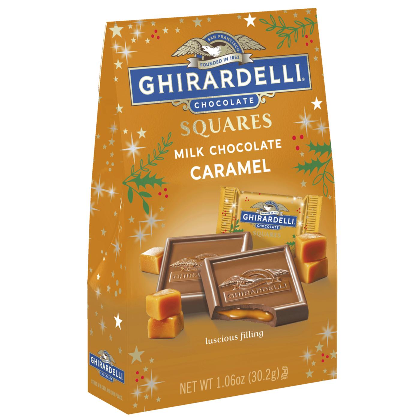 Ghirardelli Milk Chocolate Caramel Holiday Squares; image 4 of 5