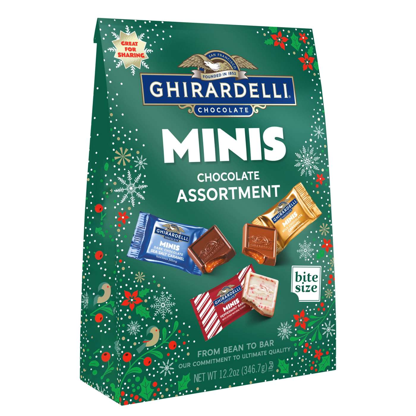 Ghirardelli Minis Chocolate Assortment Holiday Squares; image 1 of 4