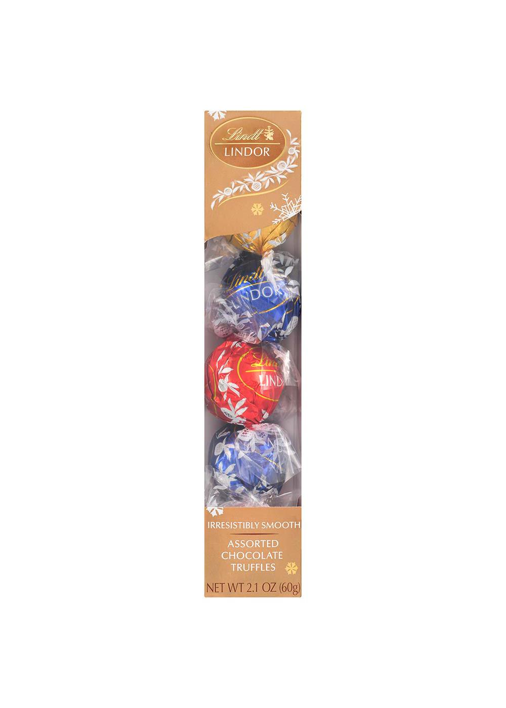 Lindt Lindor Assorted Chocolate Truffles Christmas Gift Box; image 1 of 2