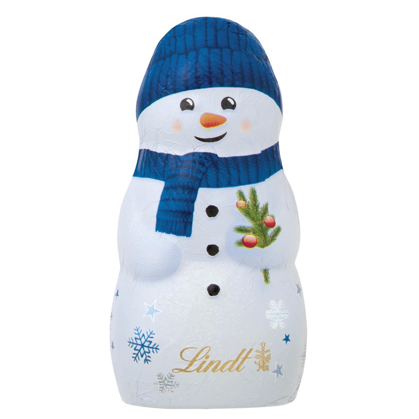 Lindt Holiday Milk Chocolate Mini Snowmen Hollow Figure, Assorted; image 3 of 3