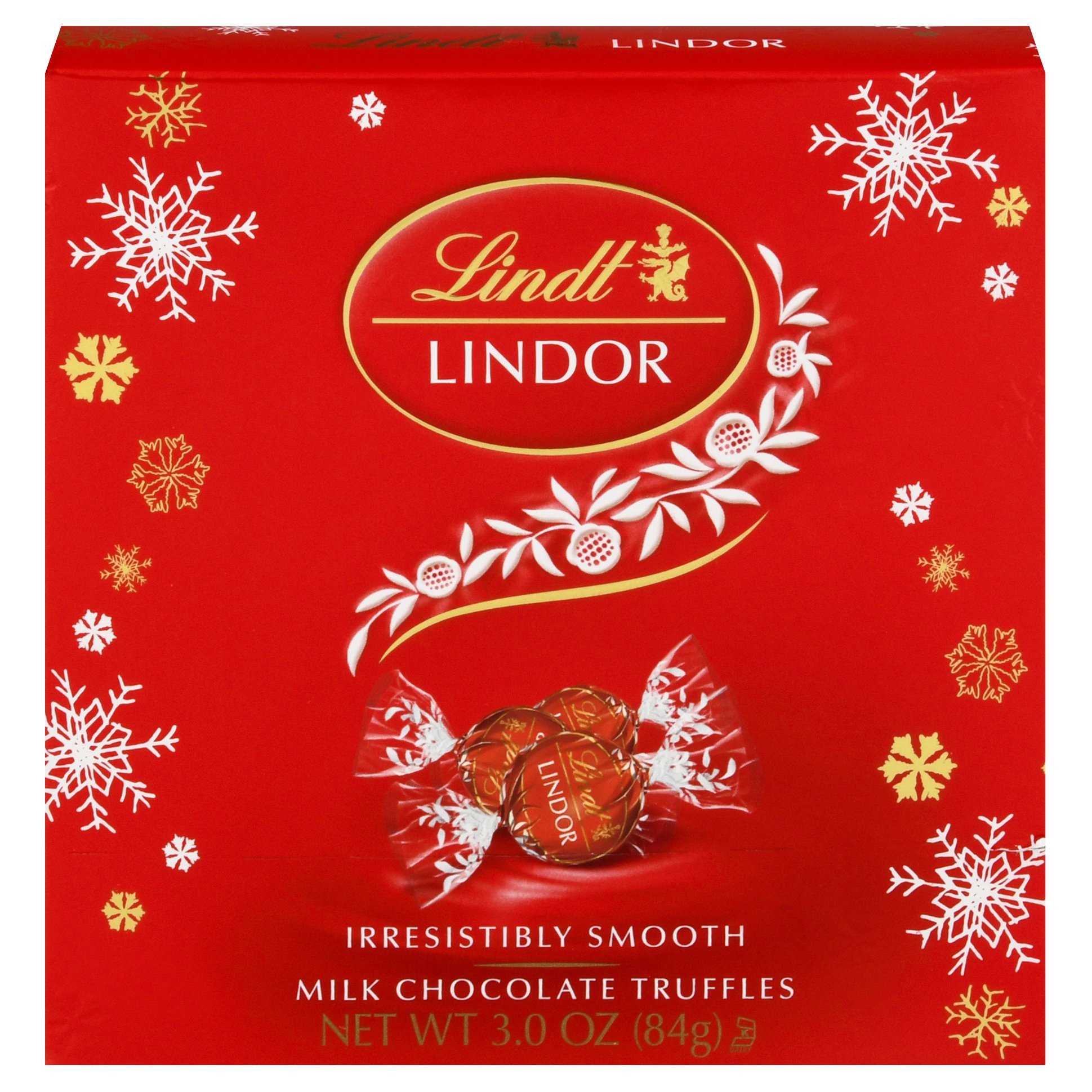 Lindt Lindor Holiday Collection Milk Chocolate Truffles Gift Box Shop