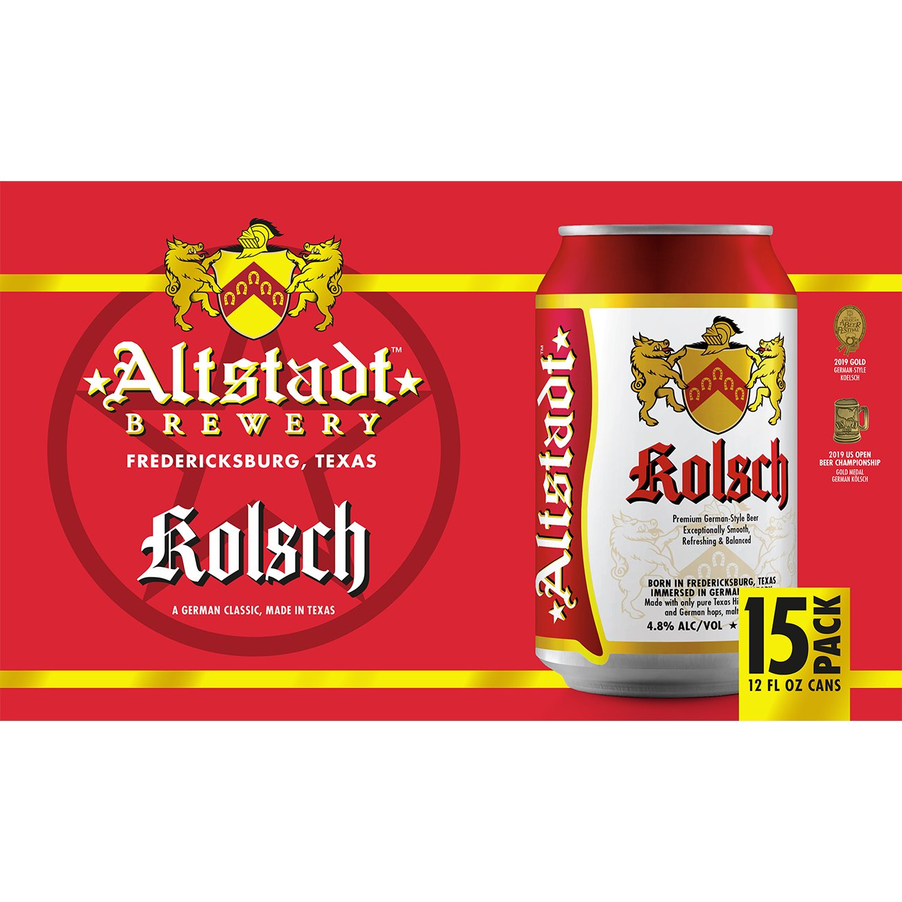 Altstadt Kolsch Beer 15 Pack 12 oz Cans Shop Beer at HEB
