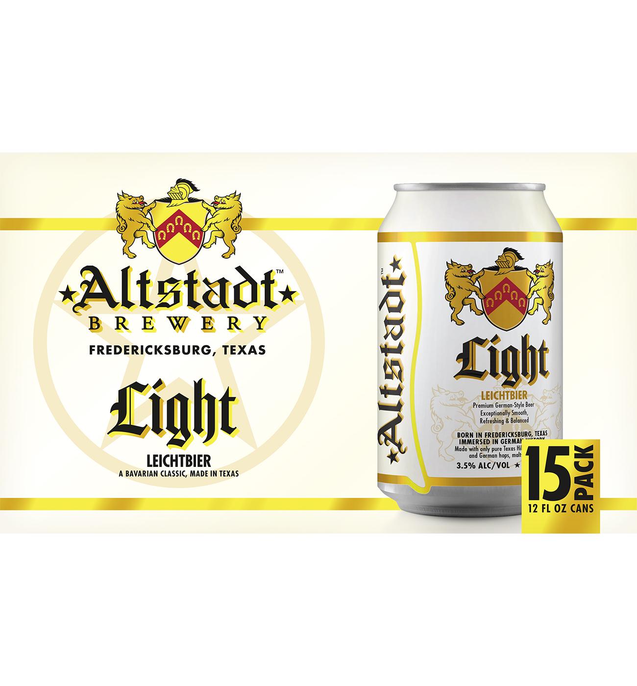 Altstadt Light Beer 12 oz Cans; image 1 of 2