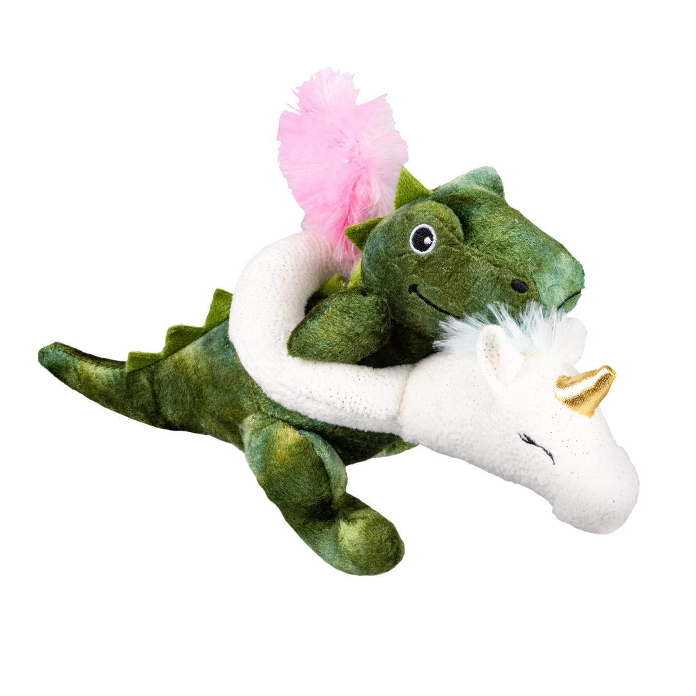 Woof & Whiskers Plush Dog Toy - T-Rex; image 1 of 4