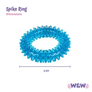 Woof & Whiskers Spiky Minty Ring Dog Toy