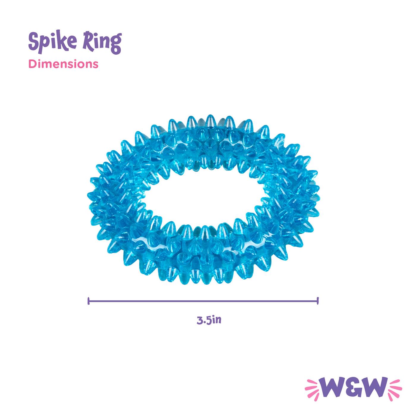 Woof & Whiskers Spiky Minty Ring Dog Toy; image 5 of 5