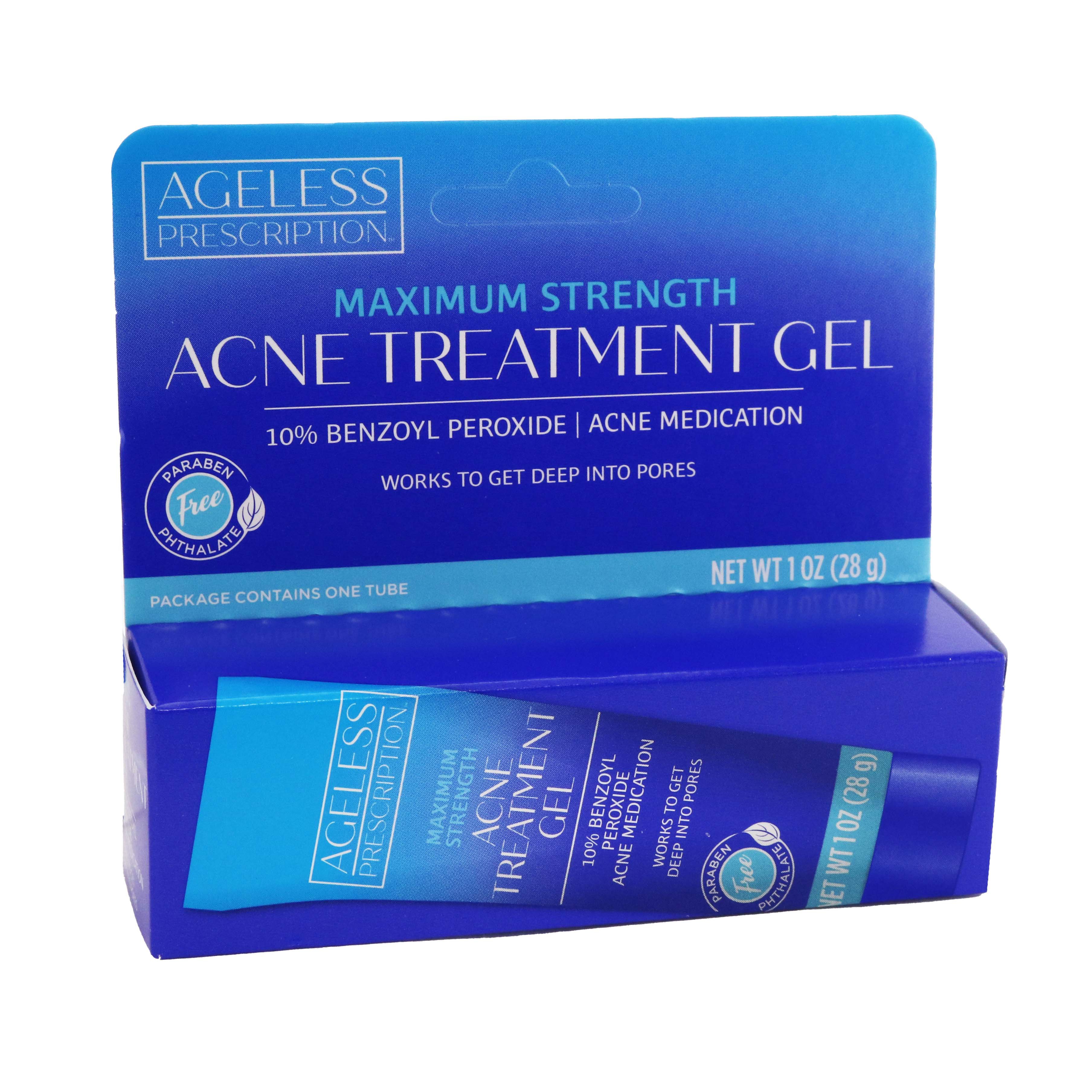 Ageless Prescription Maximum Strength Acne Treatment Gel - Shop Facial