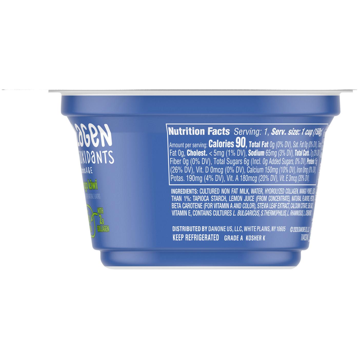 Dannon Light & Fit NonFat Mango Kiwi Yogurt With Collagen