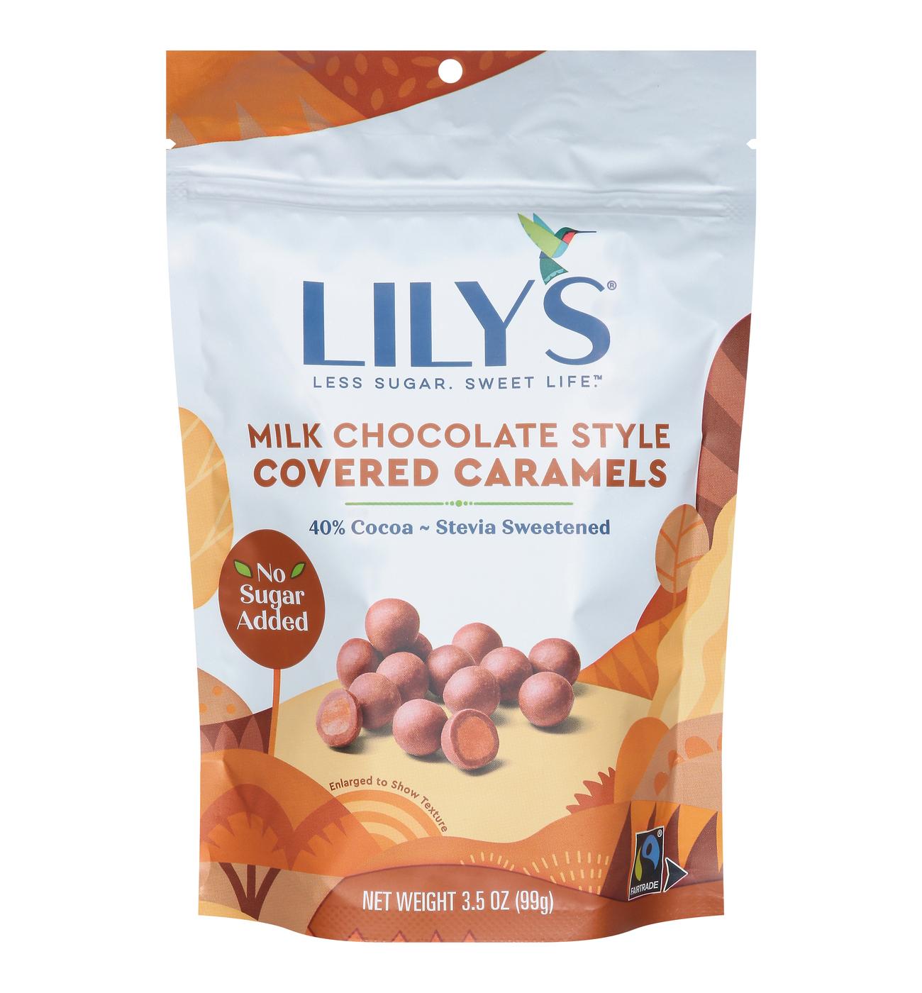 Lily's Milk Chocolate Style Covered Caramels ; image 1 of 2