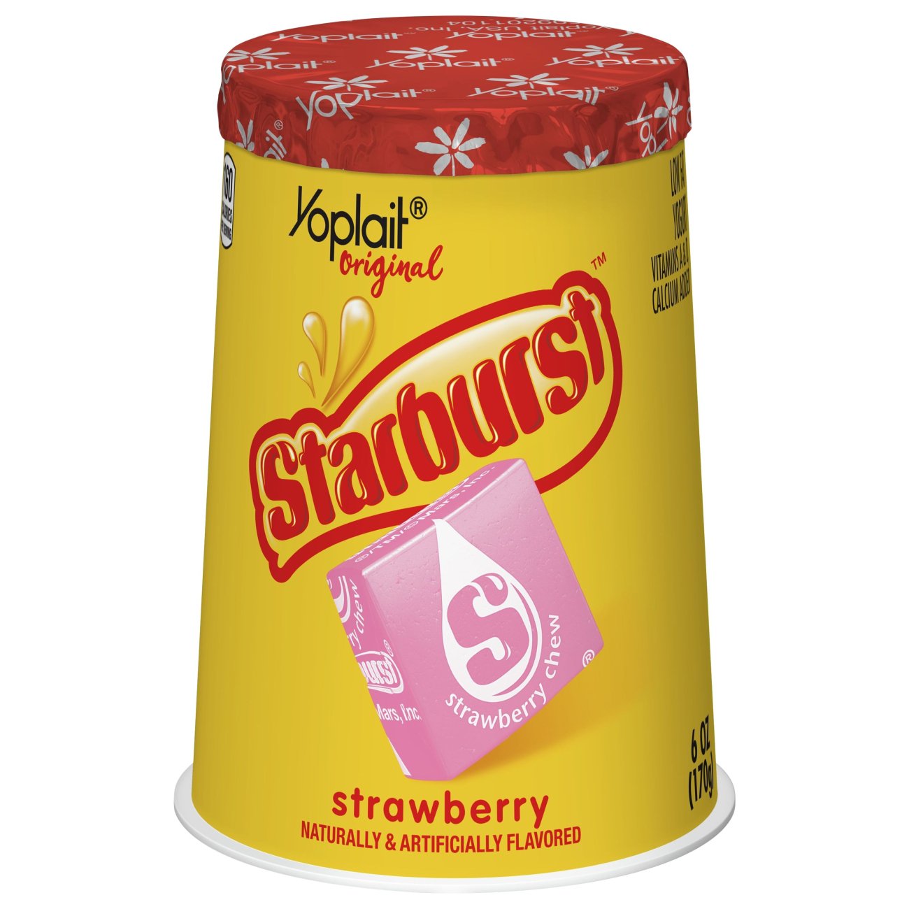 Yoplait Original Strawberry Starburst Yogurt - Shop Yogurt at H-E-B