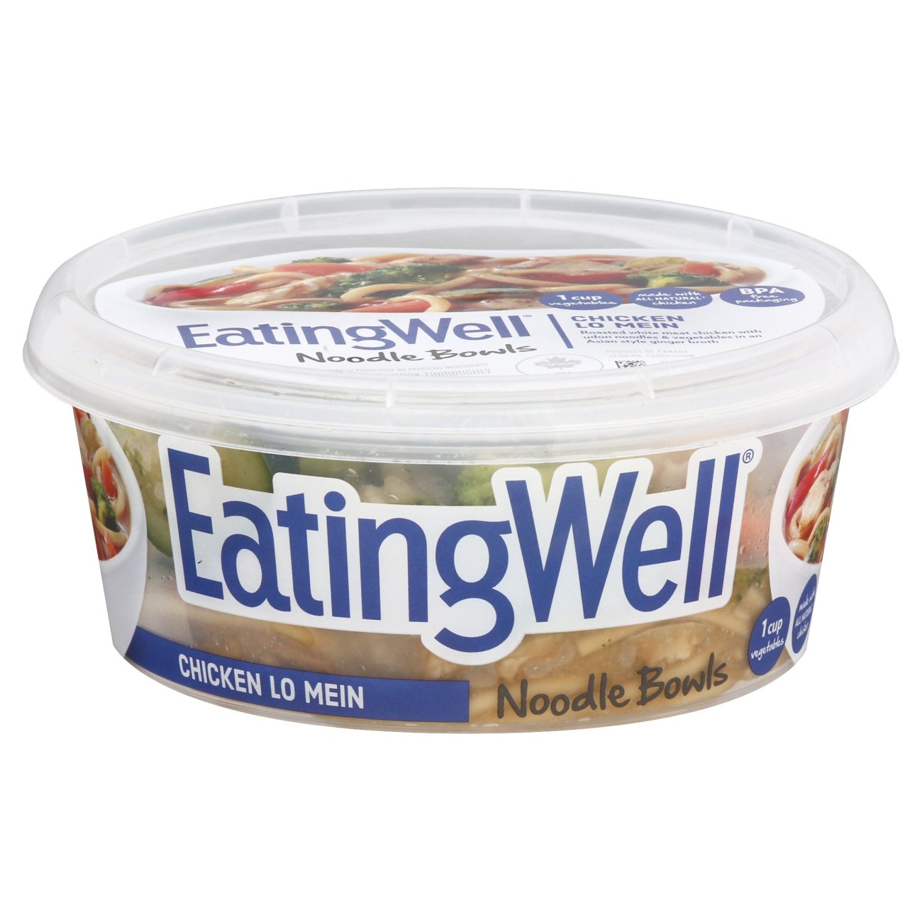 Eating Well Chicken Lo Mein Noodle Bowl Shop Entrees & Sides at HEB