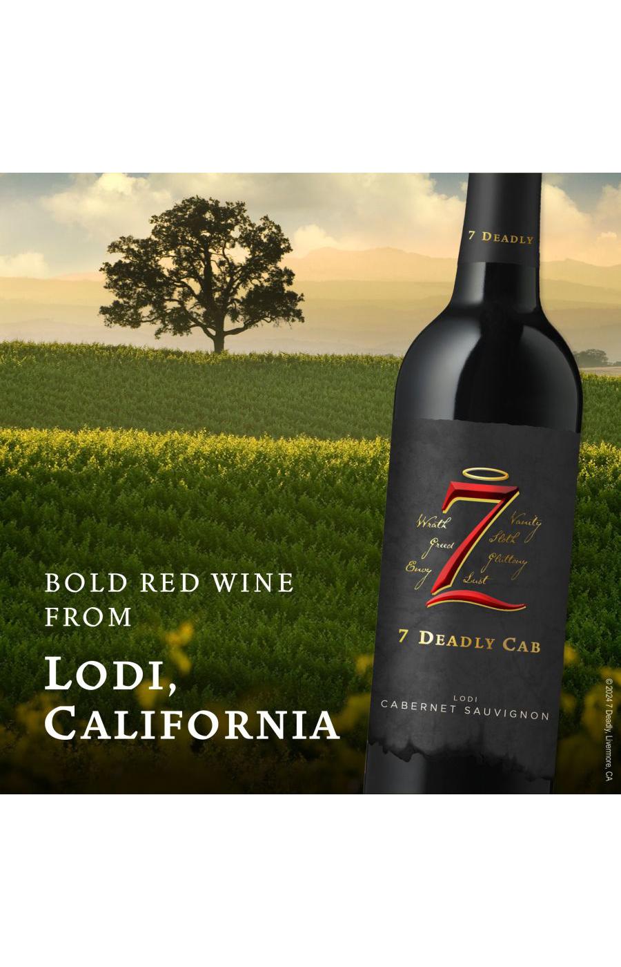 7 Deadly Lodi Cabernet Sauvignon  Wine; image 5 of 10