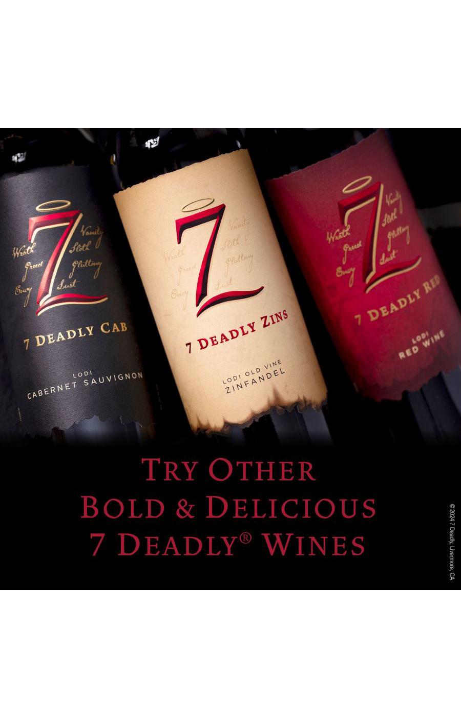 7 Deadly Lodi Cabernet Sauvignon  Wine; image 6 of 10