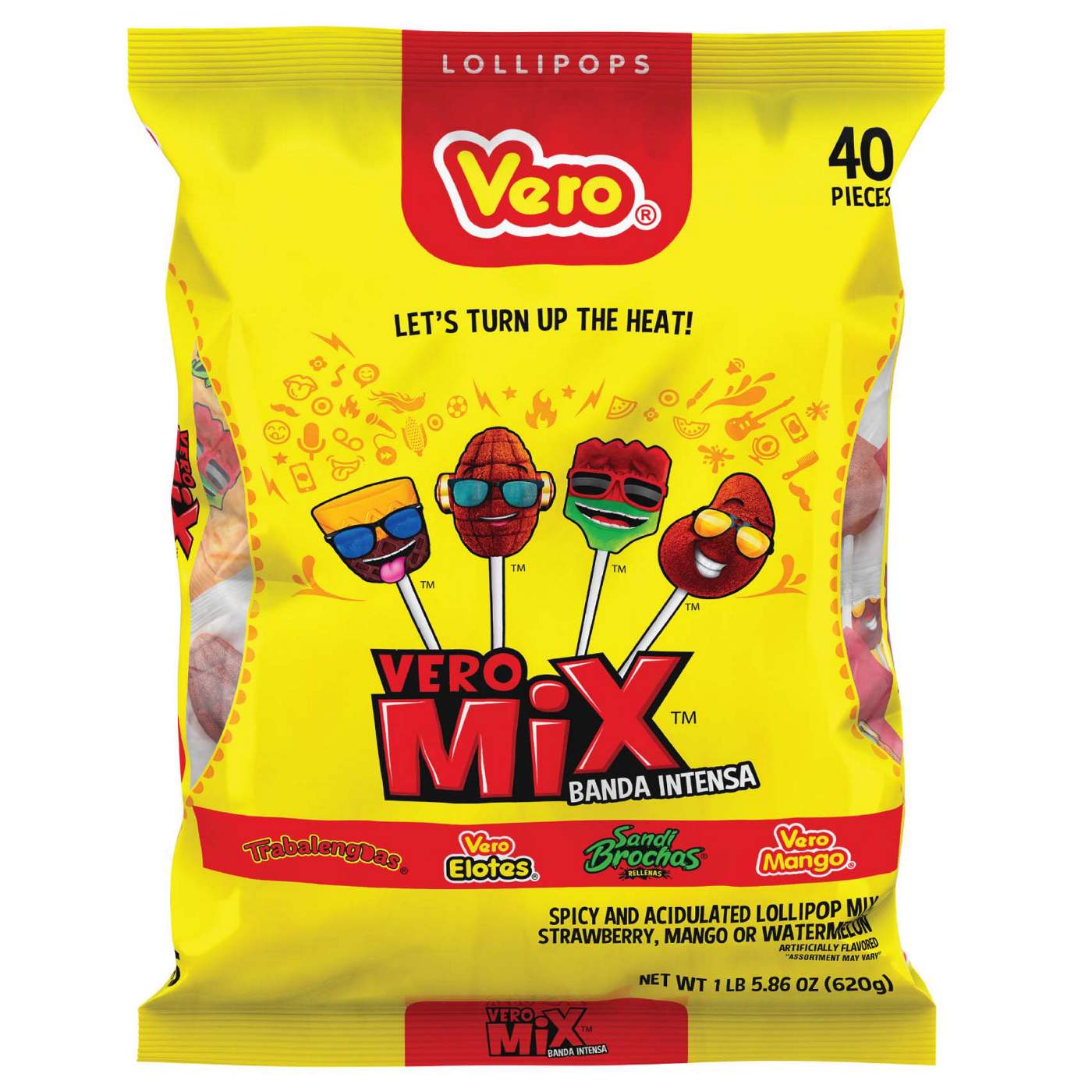 Vero Mix Banda Intensa Chili Lollipops; image 1 of 9