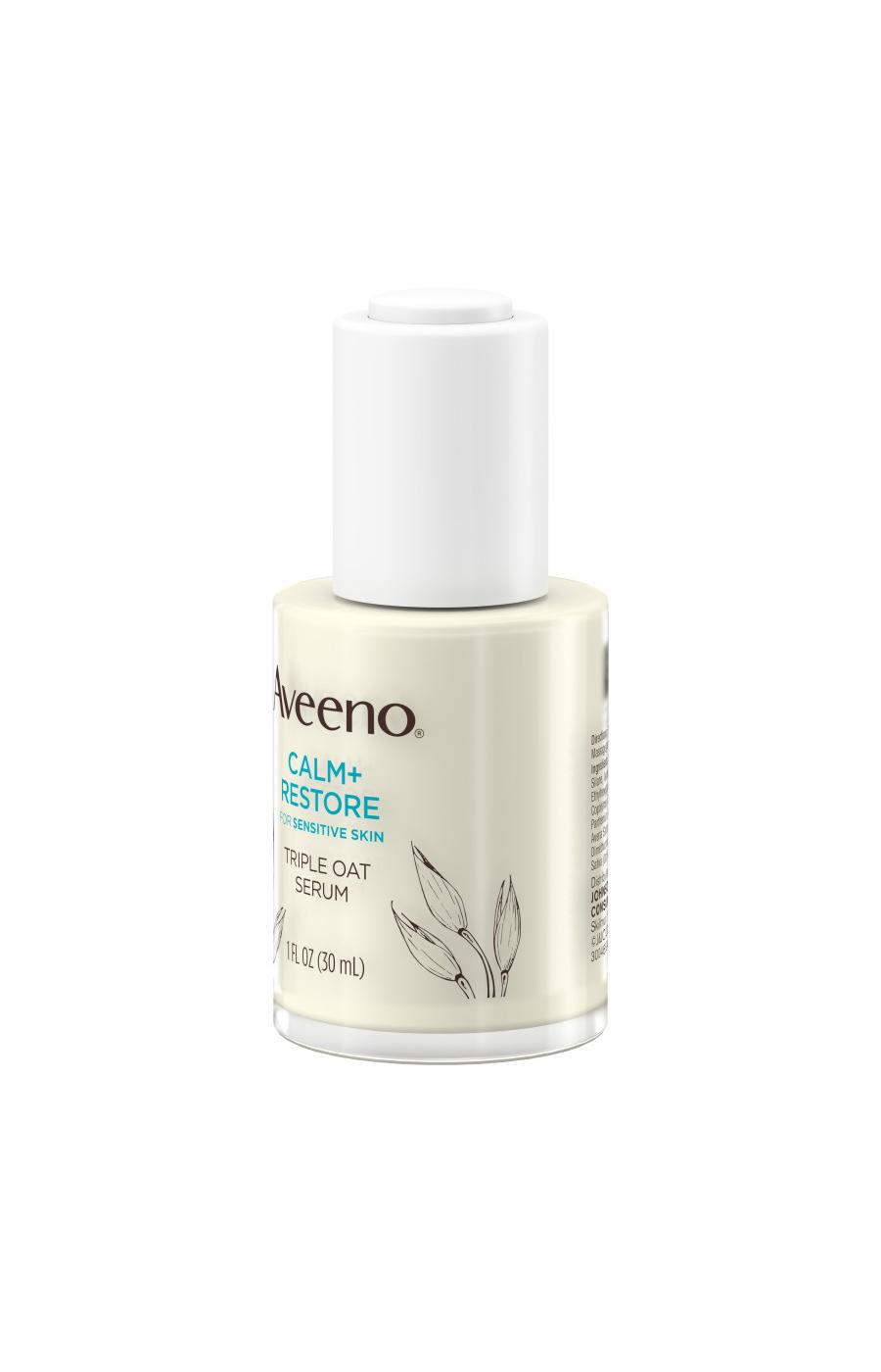 Aveeno Calm + Restore Triple Oat Face Serum, For Sensitive Skin; image 6 of 7