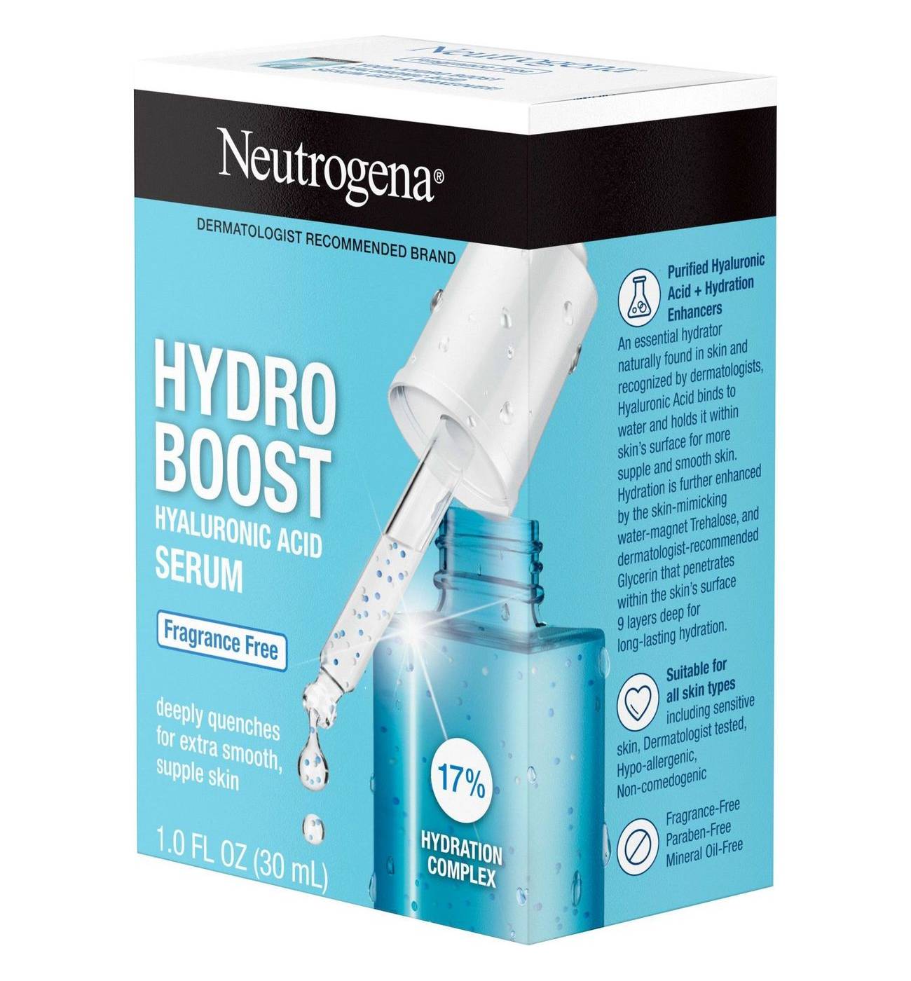 Neutrogena Hydro Boost Hyaluronic Acid Daily Facial Serum; image 3 of 8