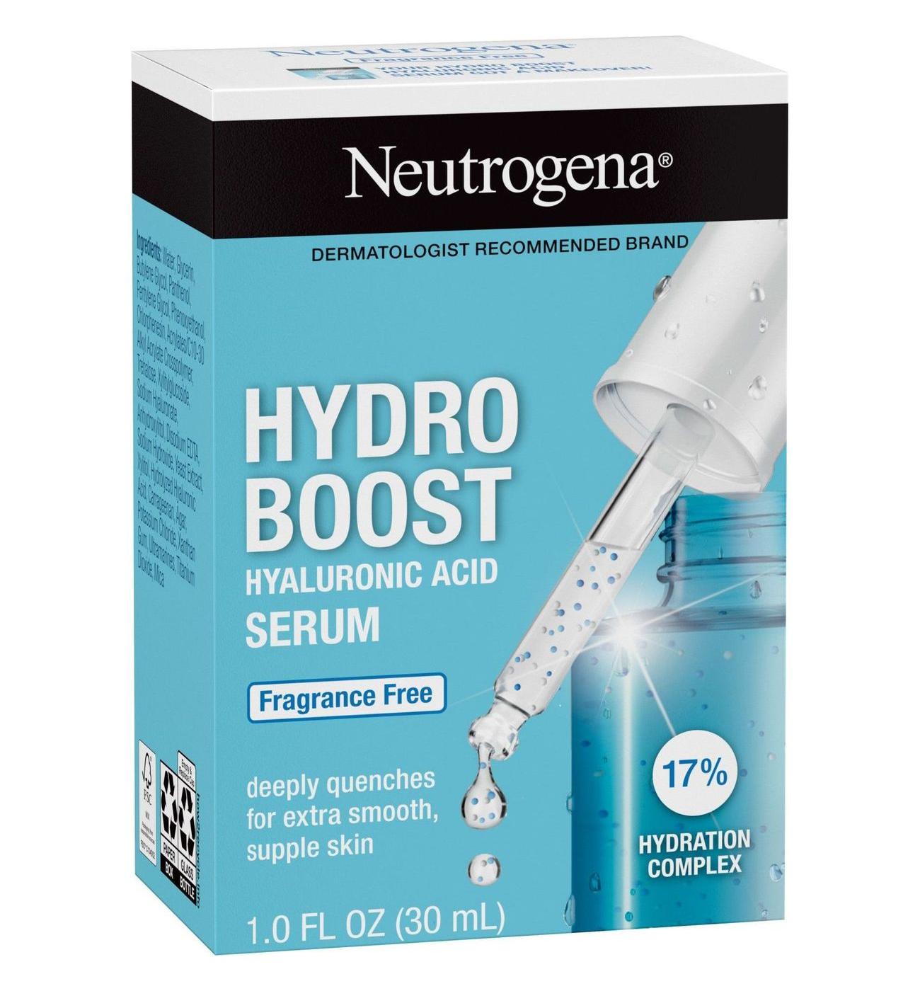 Neutrogena Hydro Boost Hyaluronic Acid Daily Facial Serum; image 8 of 8