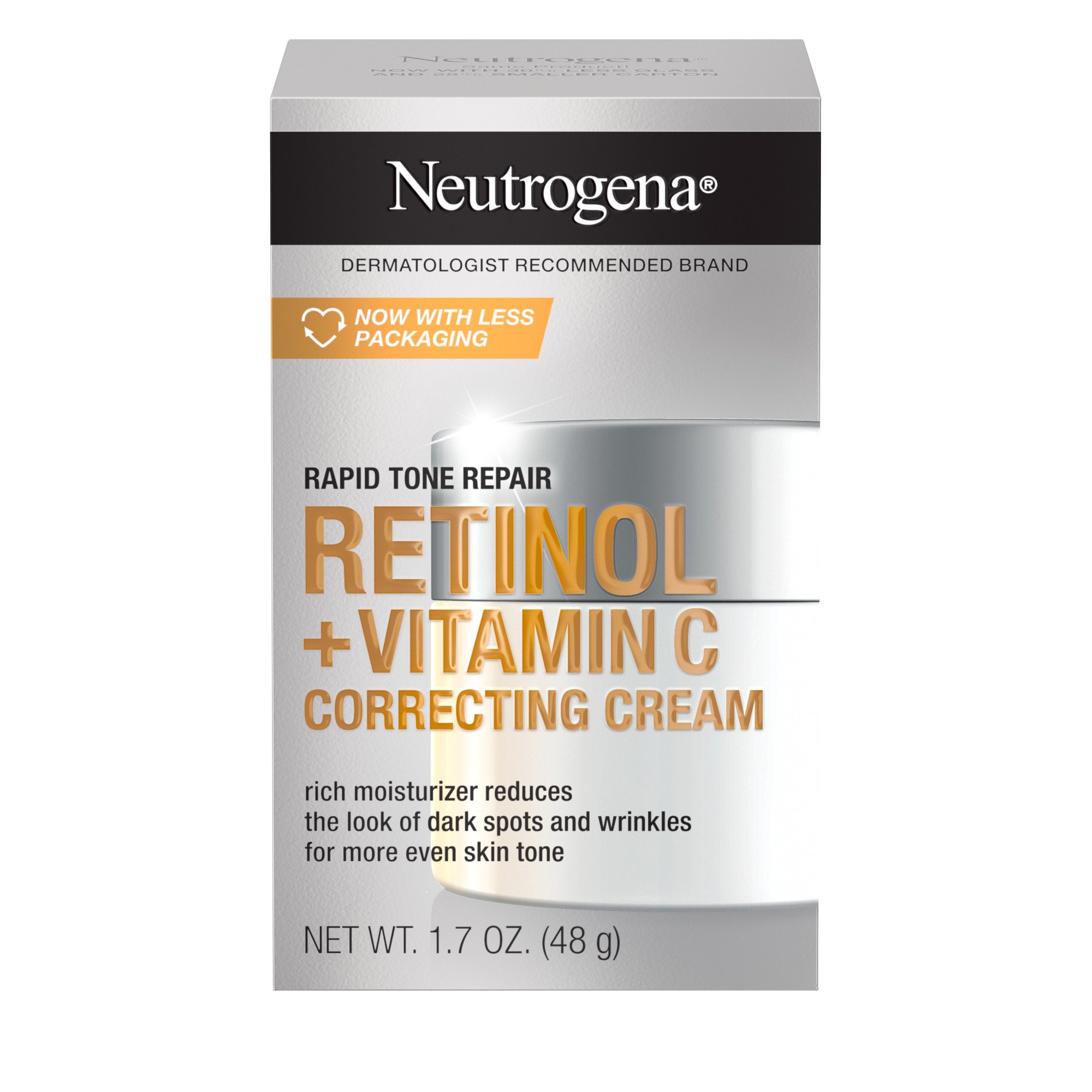 Neutrogena Rapid Tone Repair Retinol Vitamin C Correcting Cream Shop Facial Masks 5136