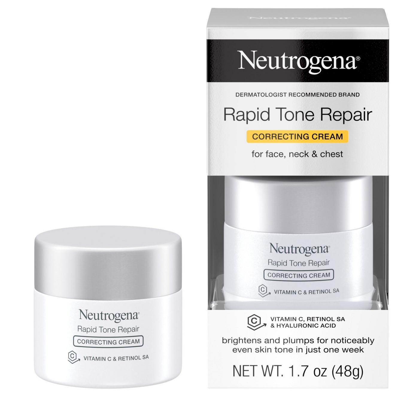 Neutrogena Rapid Tone Repair Retinol + Vitamin C Correcting Cream; image 5 of 8