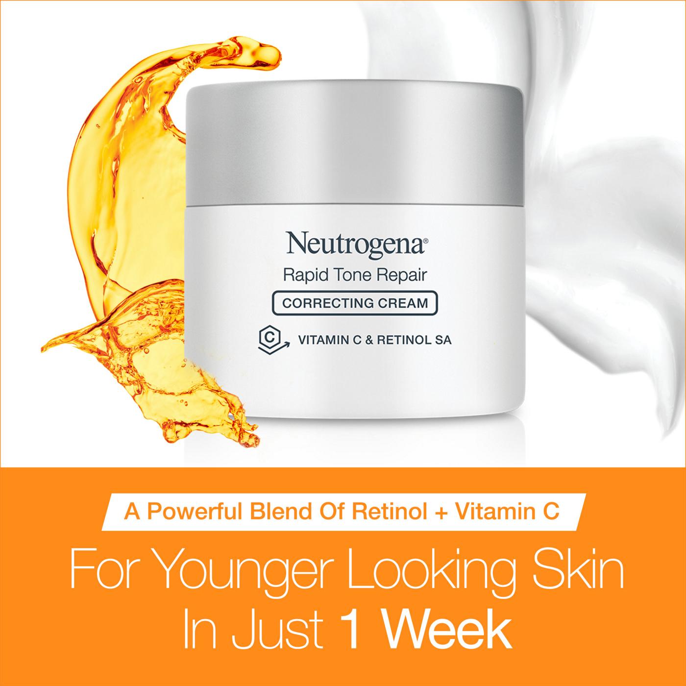 Neutrogena Rapid Tone Repair Retinol + Vitamin C Correcting Cream; image 5 of 7